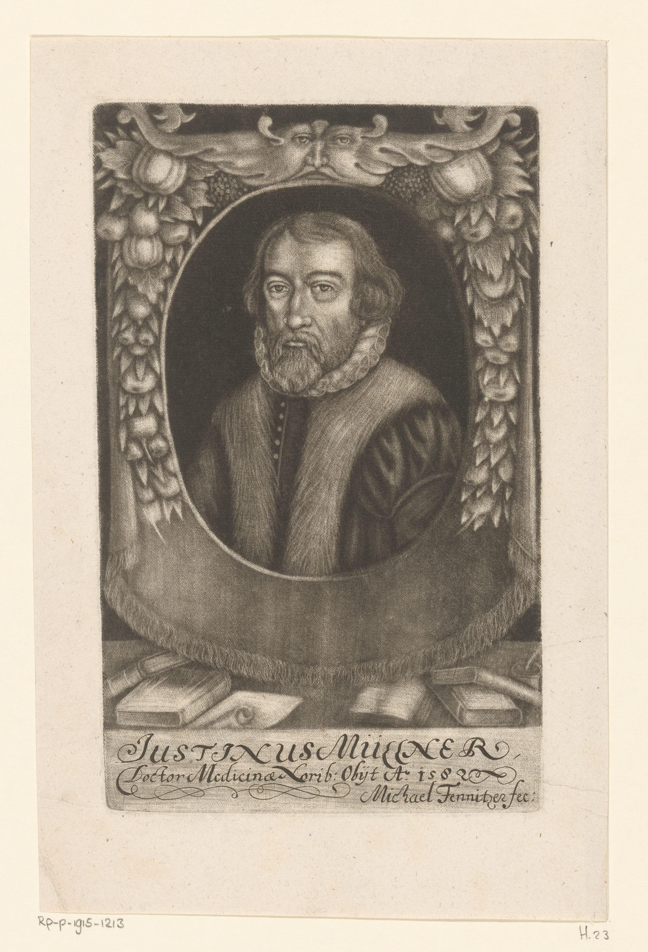 Portret van Justinus Müllner