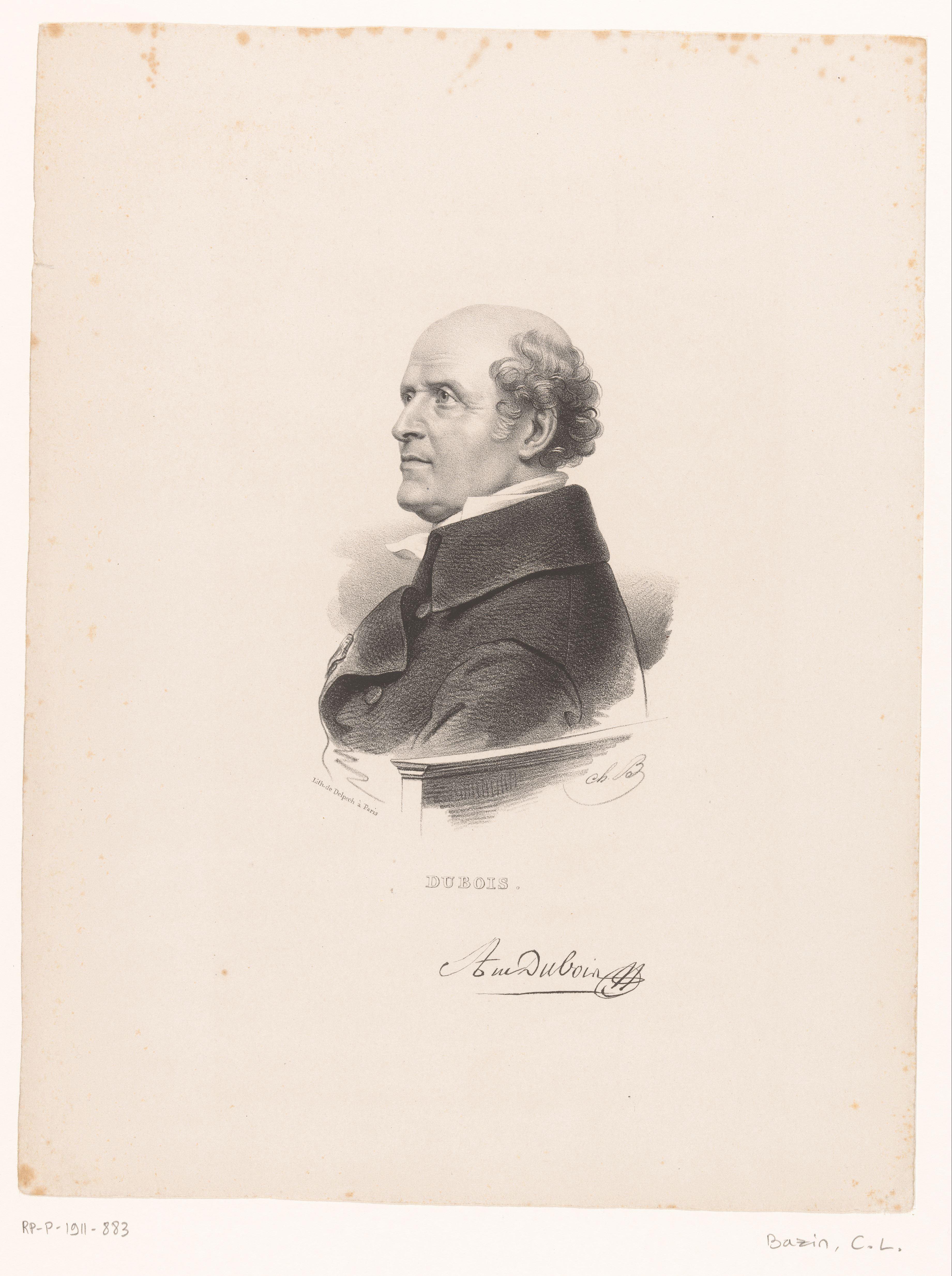 Portret van de chirurg Antoine Dubois