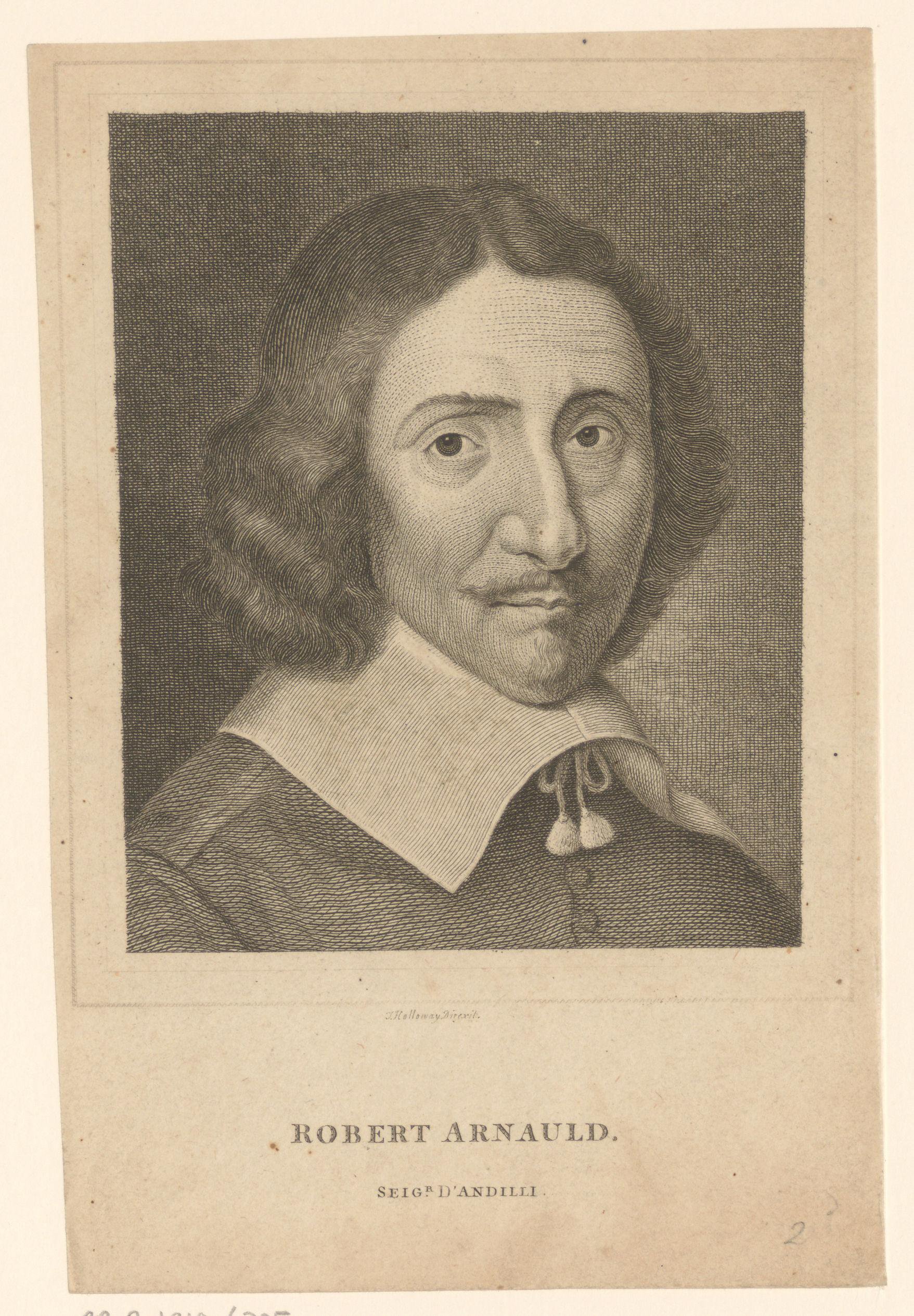 Portret van Robert Arnauld d'Andilly