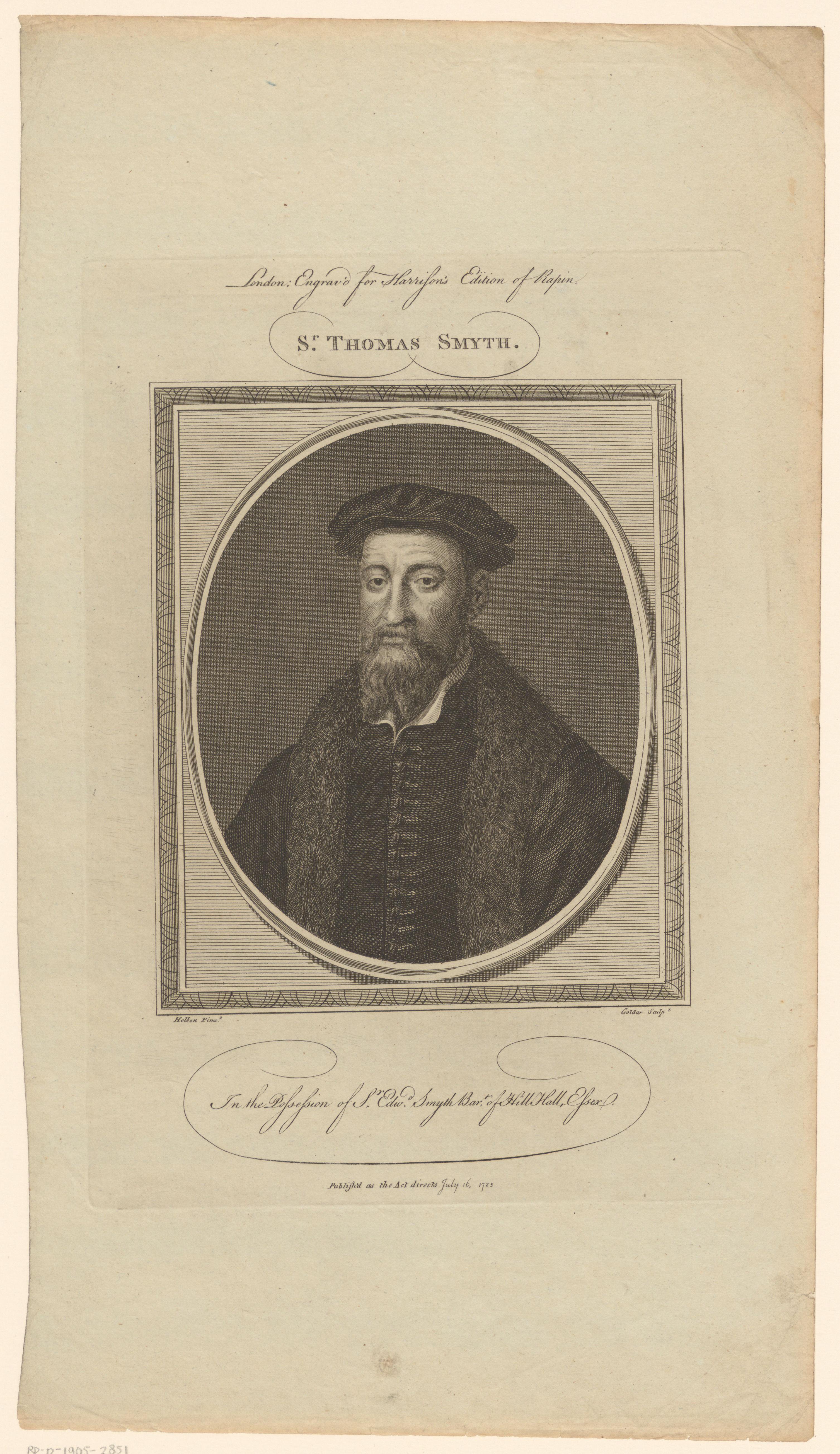 Portret van Thomas Smith