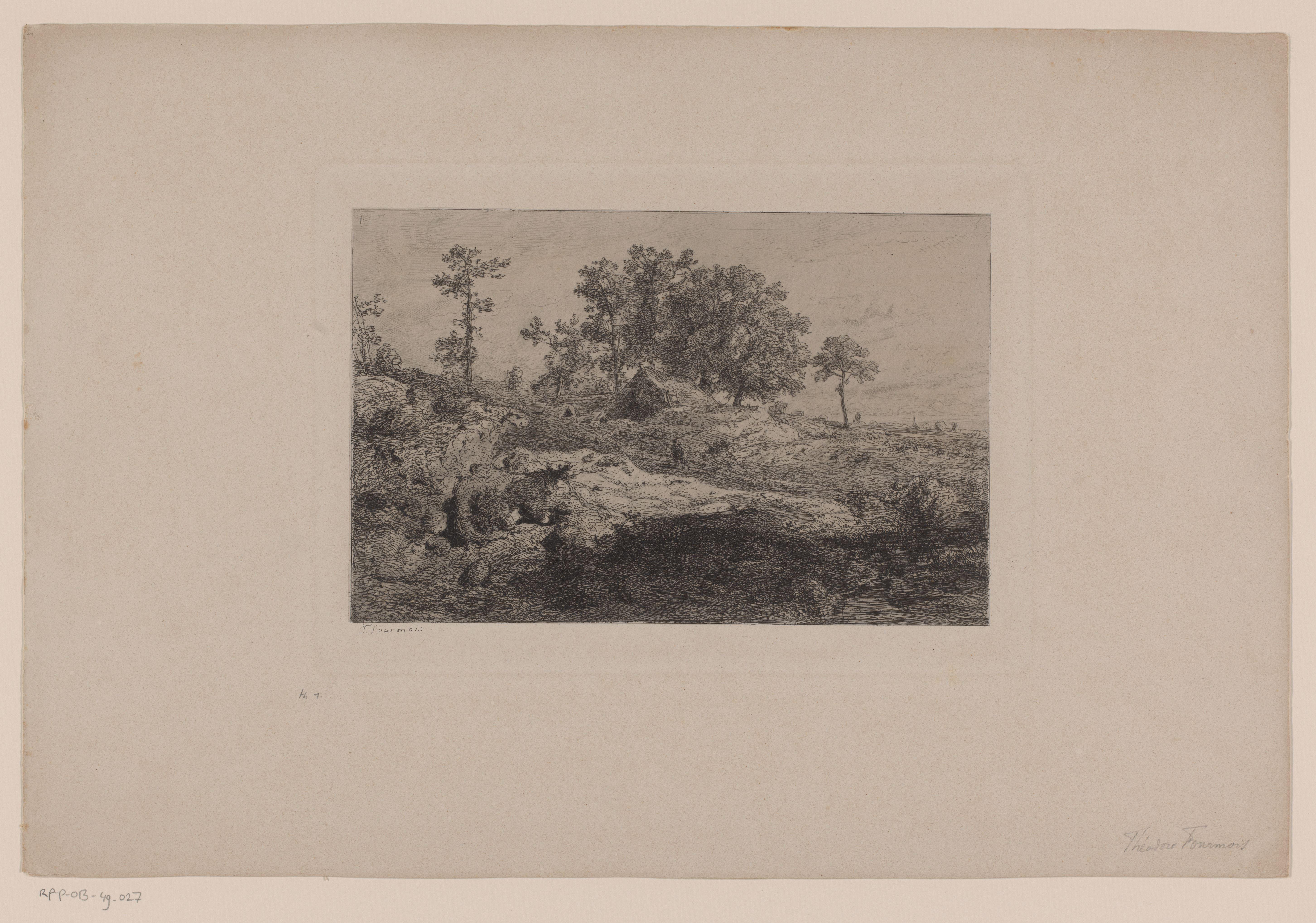 Landschap in de omgeving van de Ardennen