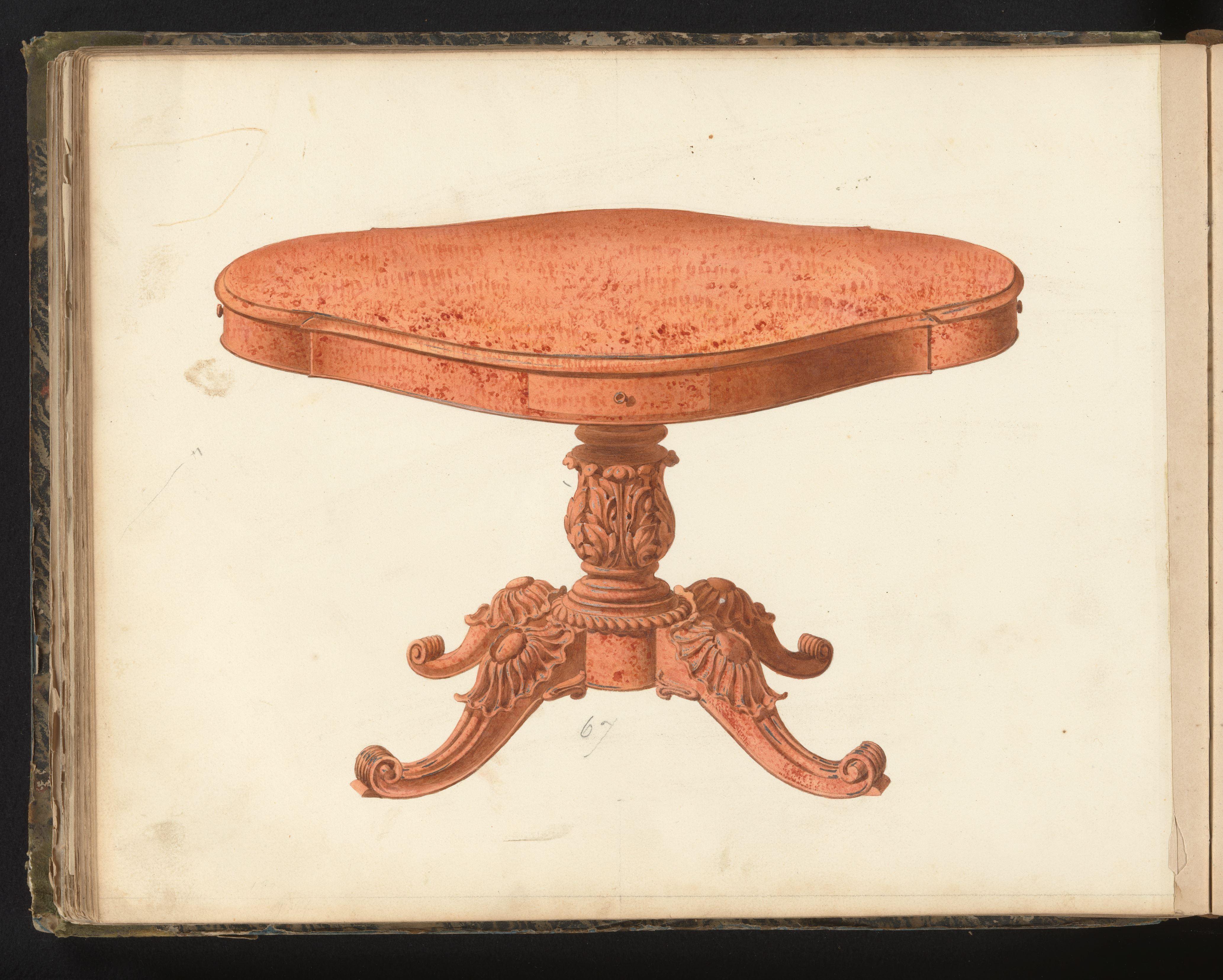 Ontwerp voor een familietafel