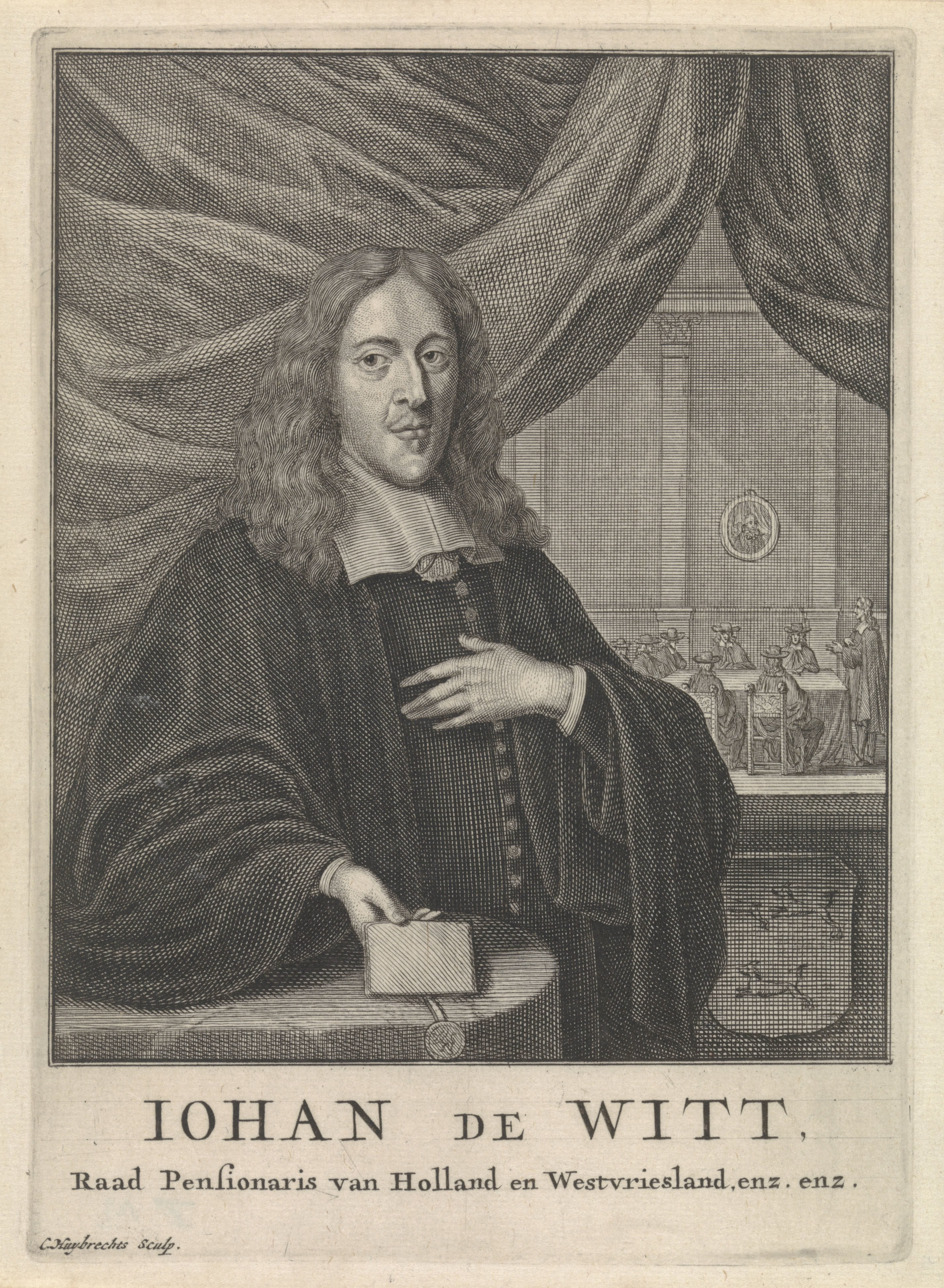 Portret van Johan de Witt