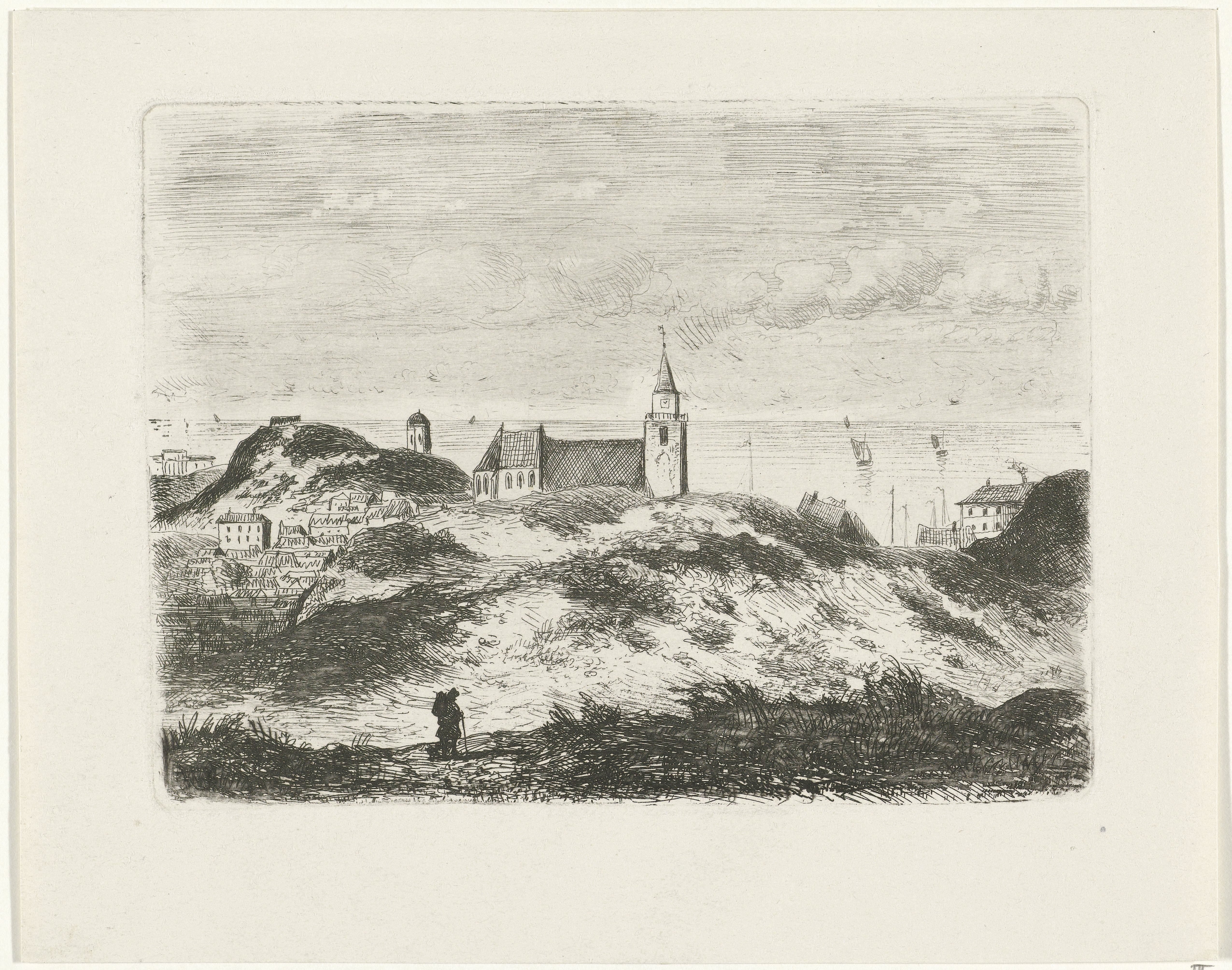 Gezicht op Scheveningen