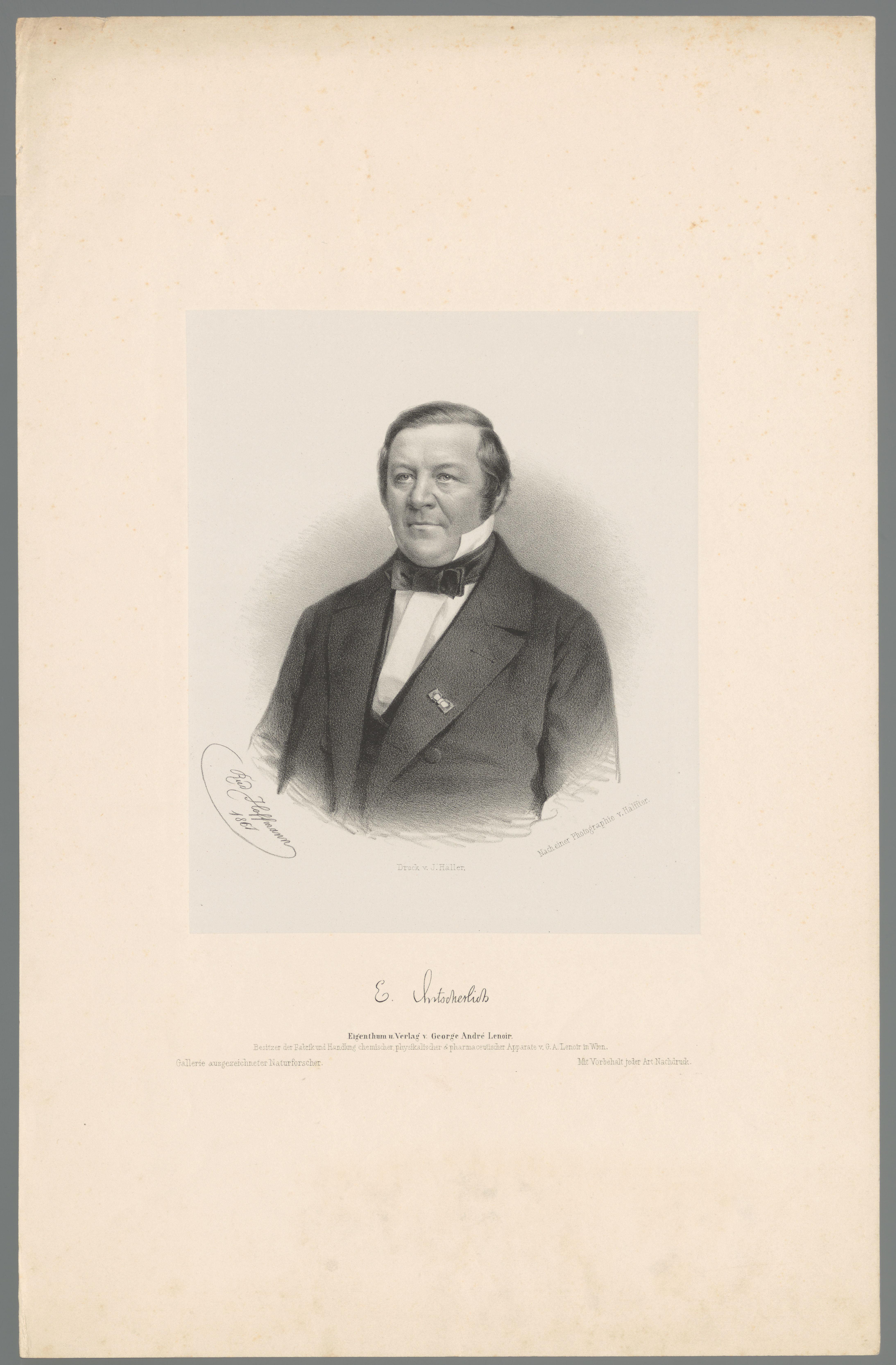 Portret van Eilhard Mitscherlich