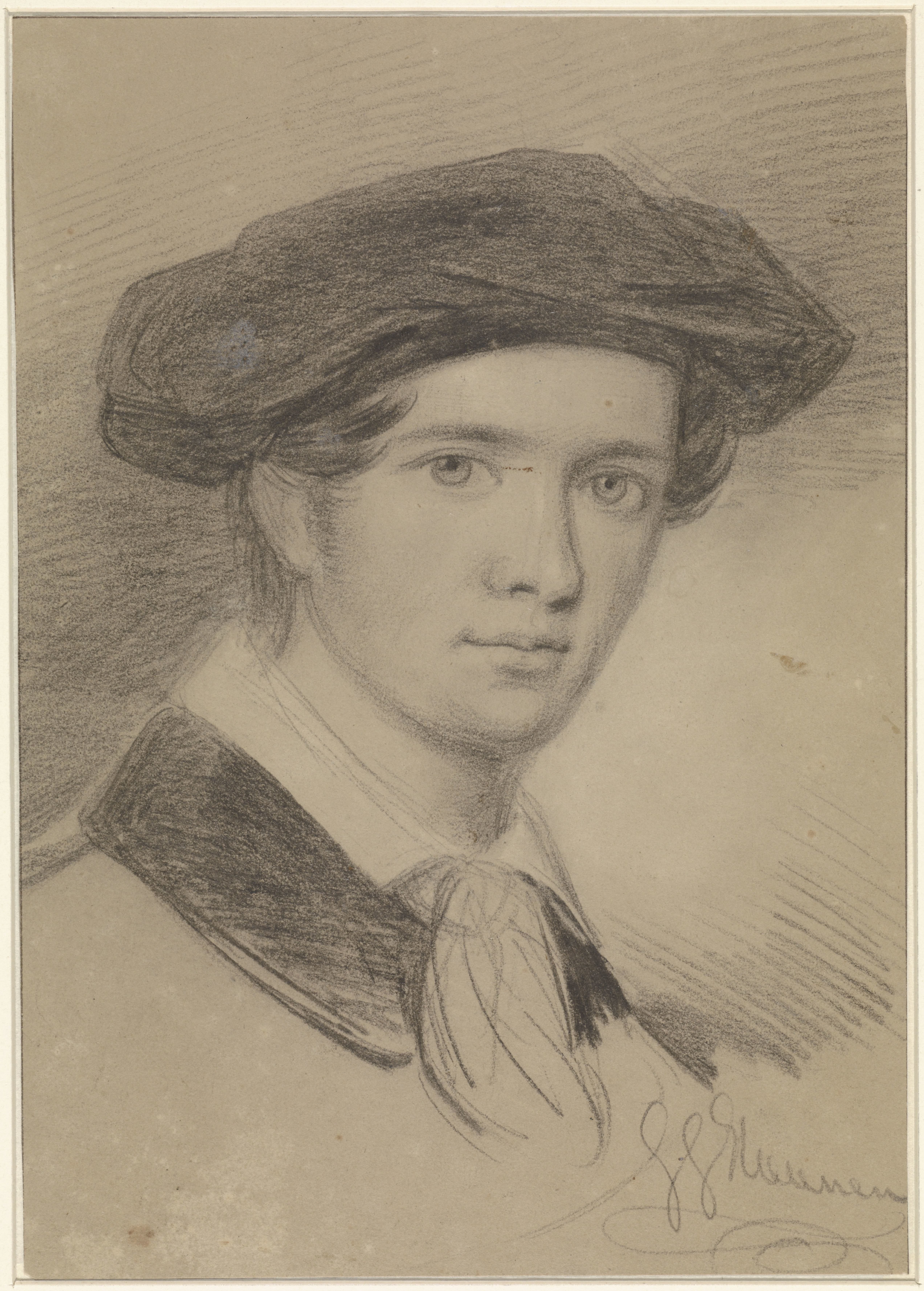 Zelfportret van George Gillis Haanen