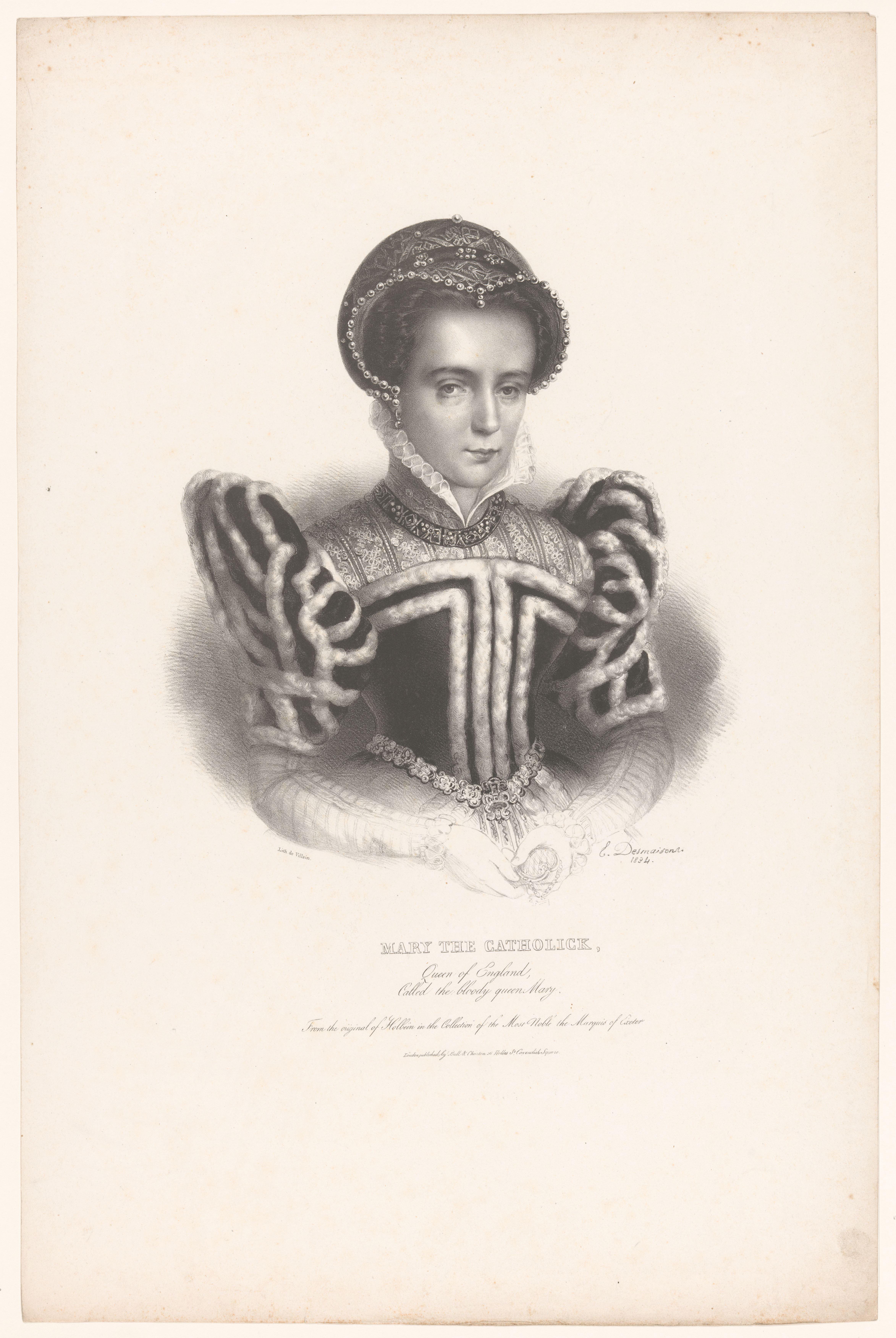 Portret van Maria I van Engeland