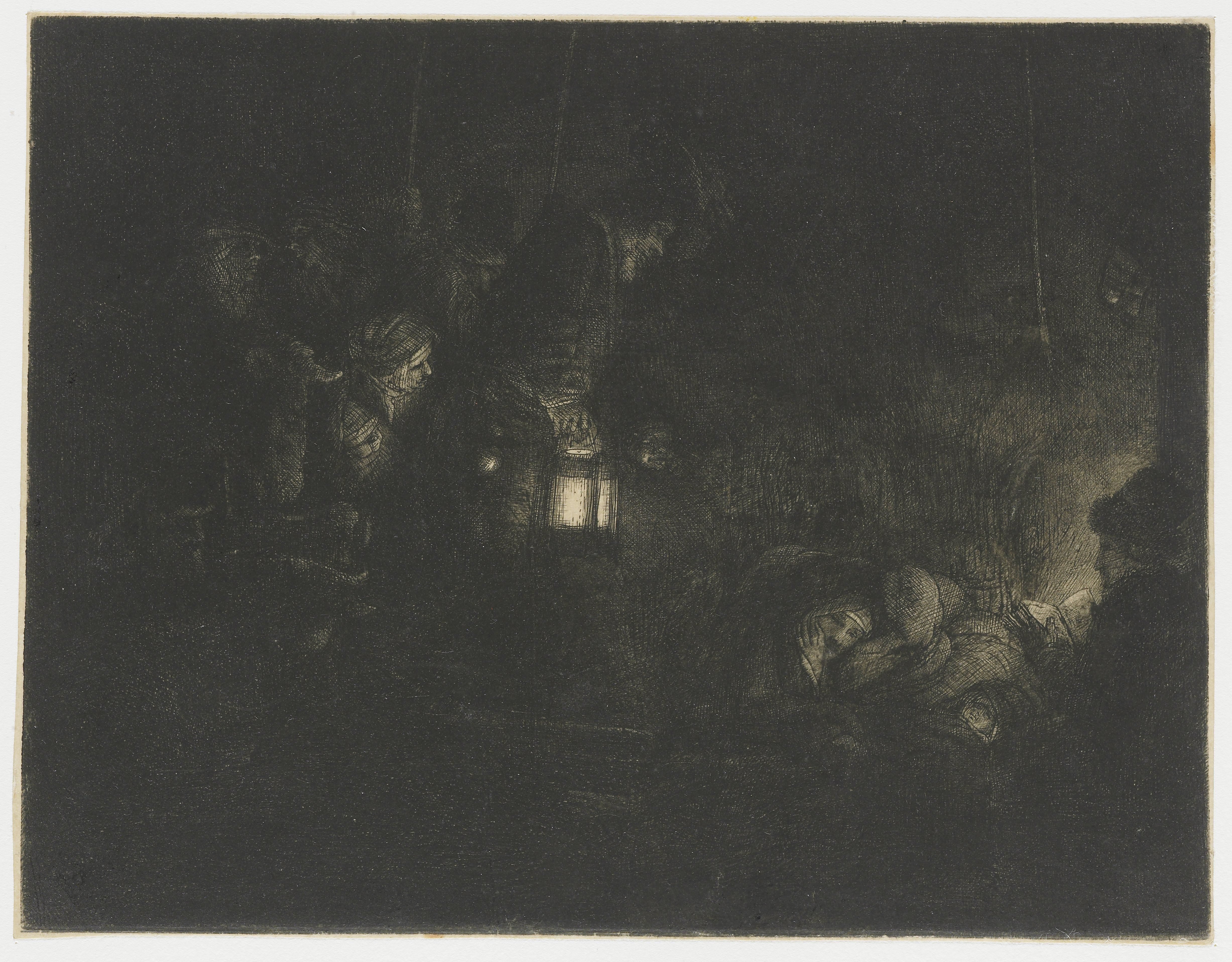 The adoration of the shepherds: a night piece