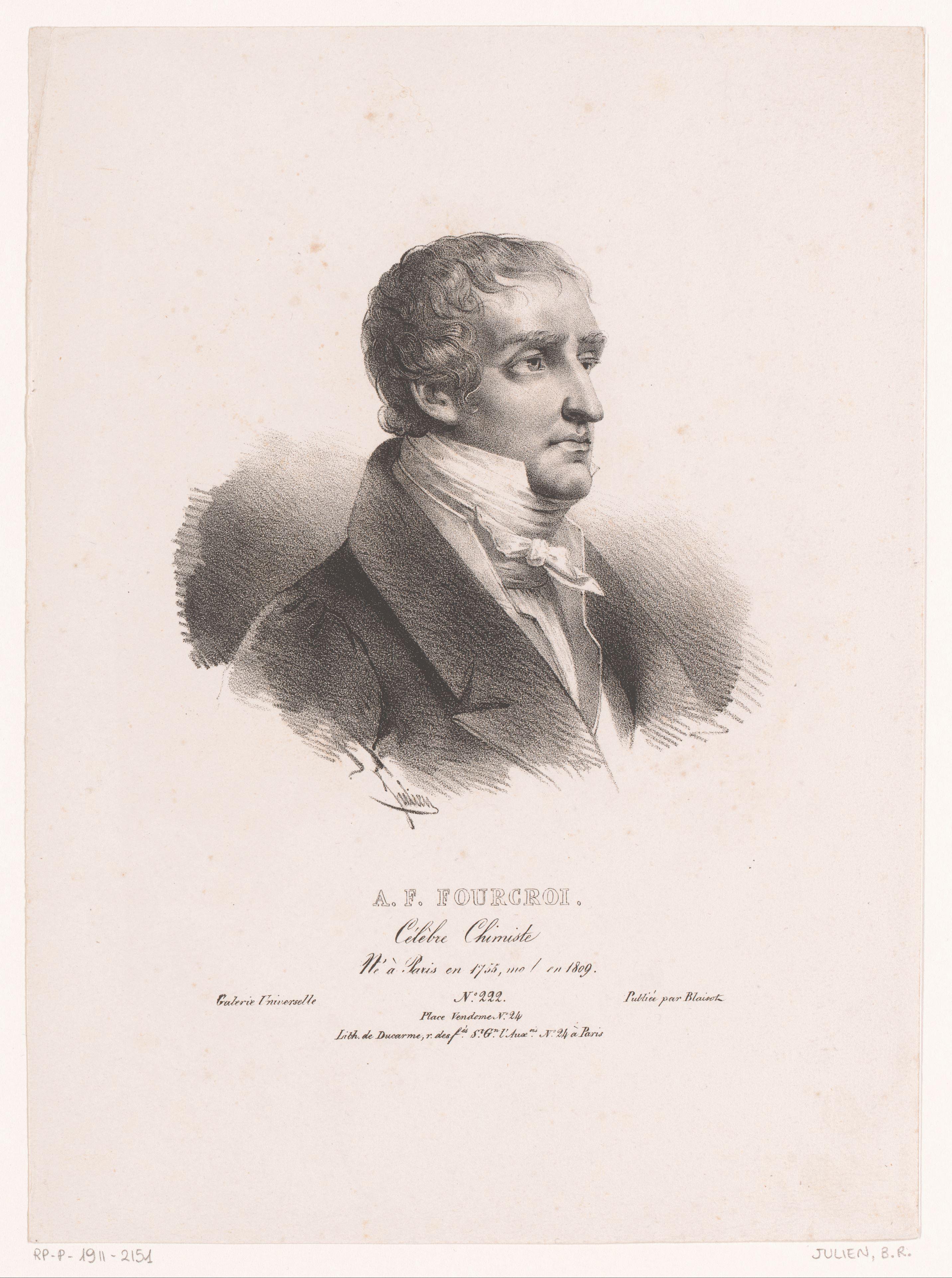 Portret van Antoine-François Fourcroy