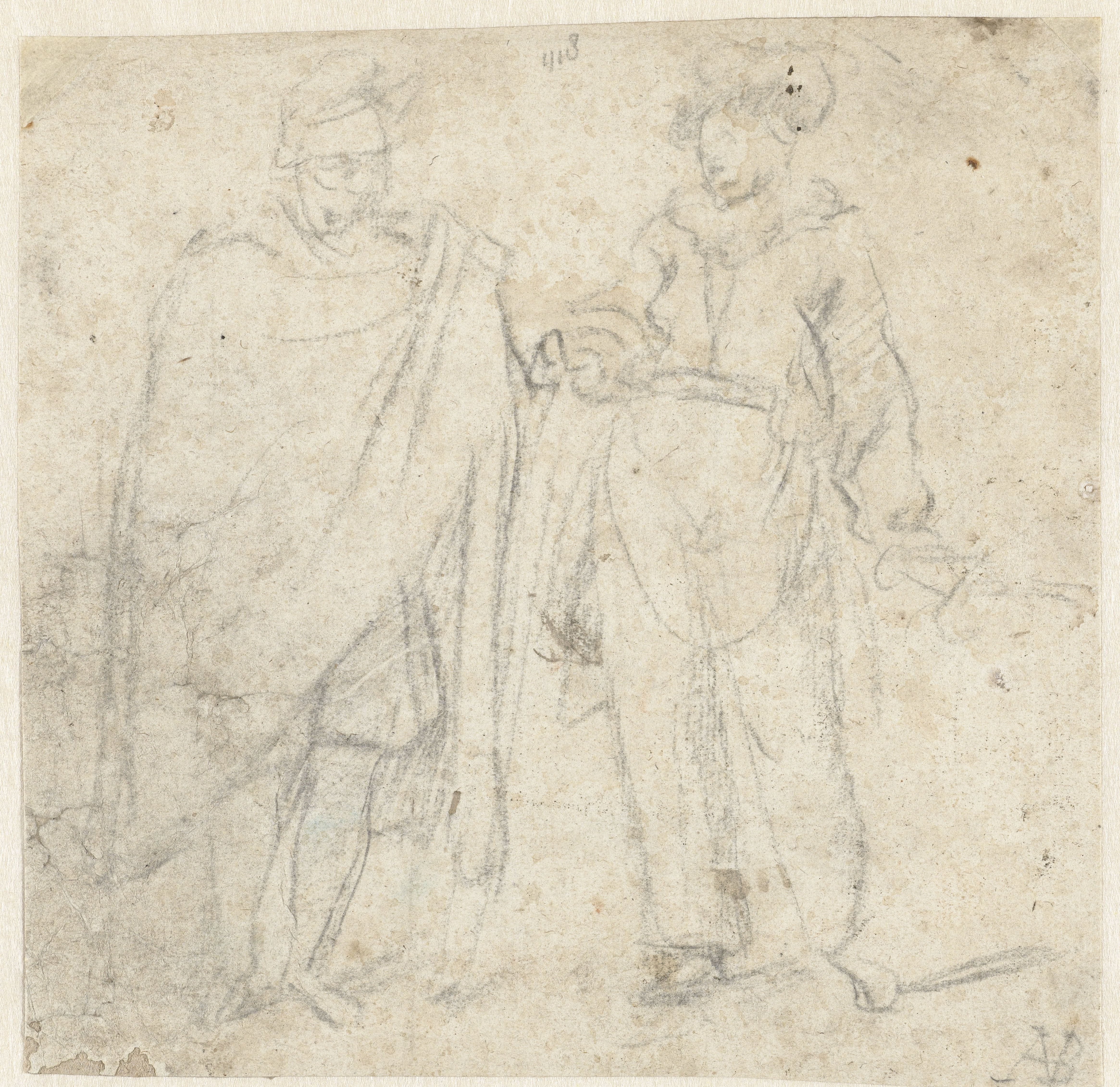 Twee staande figuren