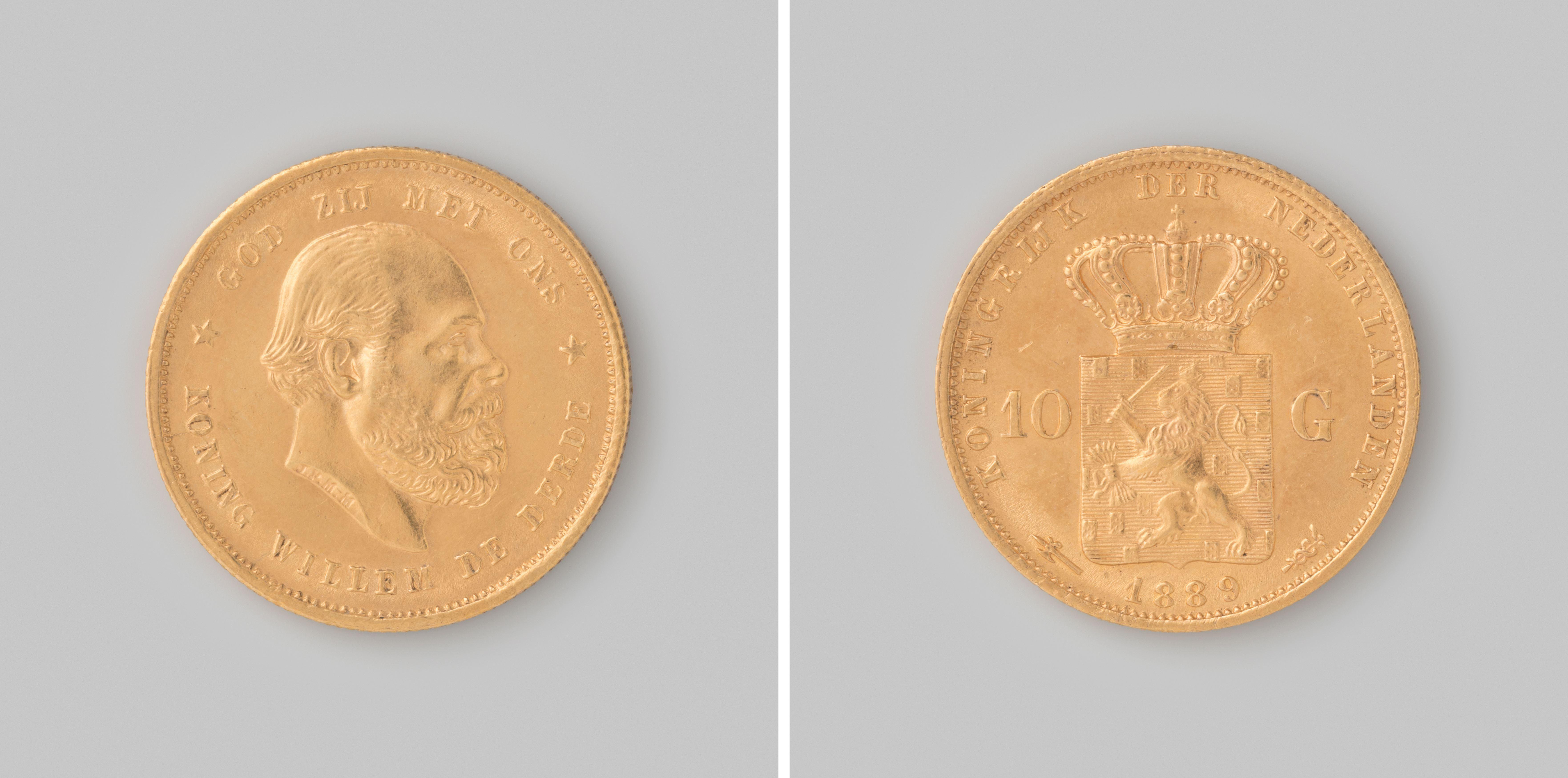 Nederlandse 10 gulden, 1889