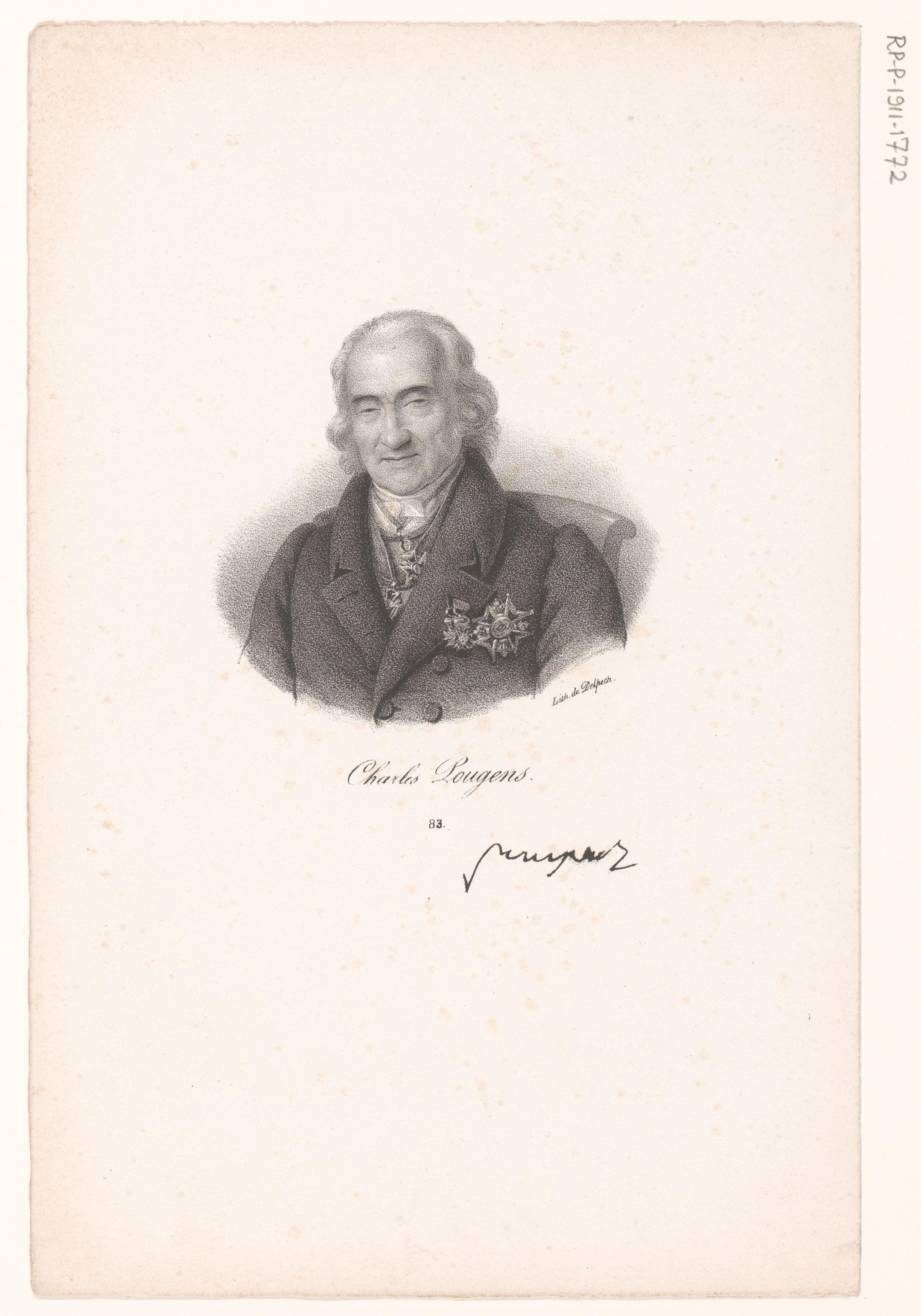 Portret van Charles de Pougens