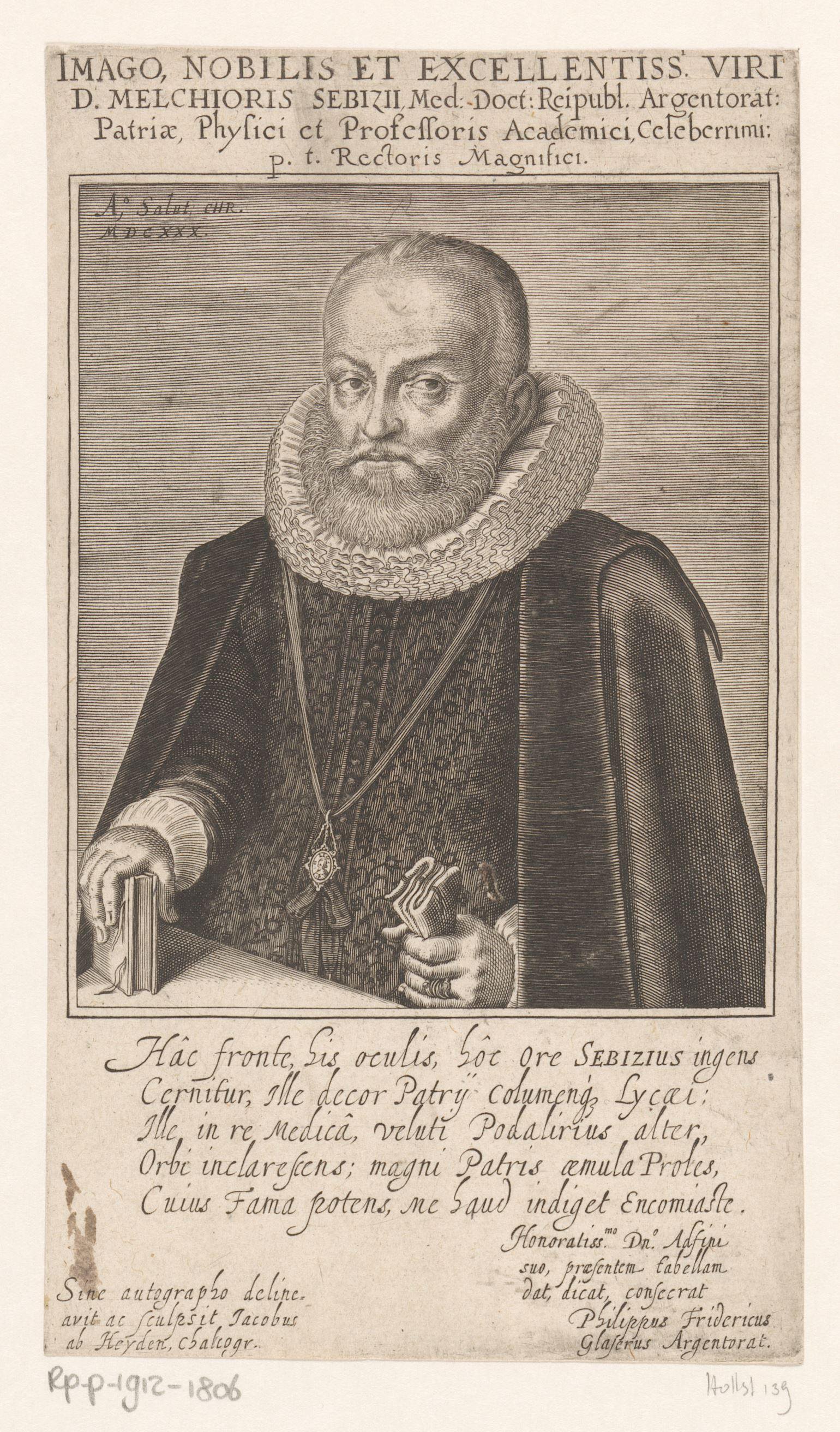 Portret van Melchior Sebisch