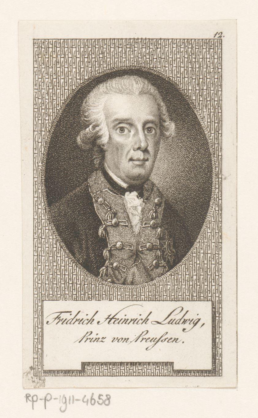 Portret van Friedrich Heinrich Ludwig van Pruisen