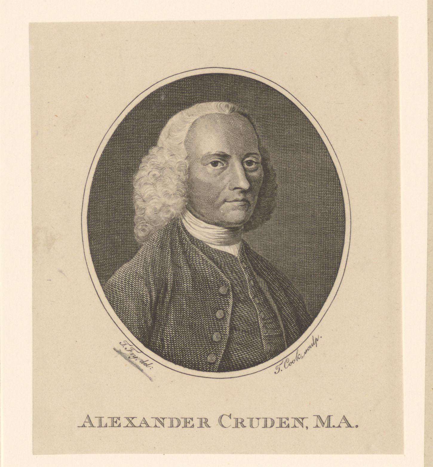 Portret van Alexander Cruden