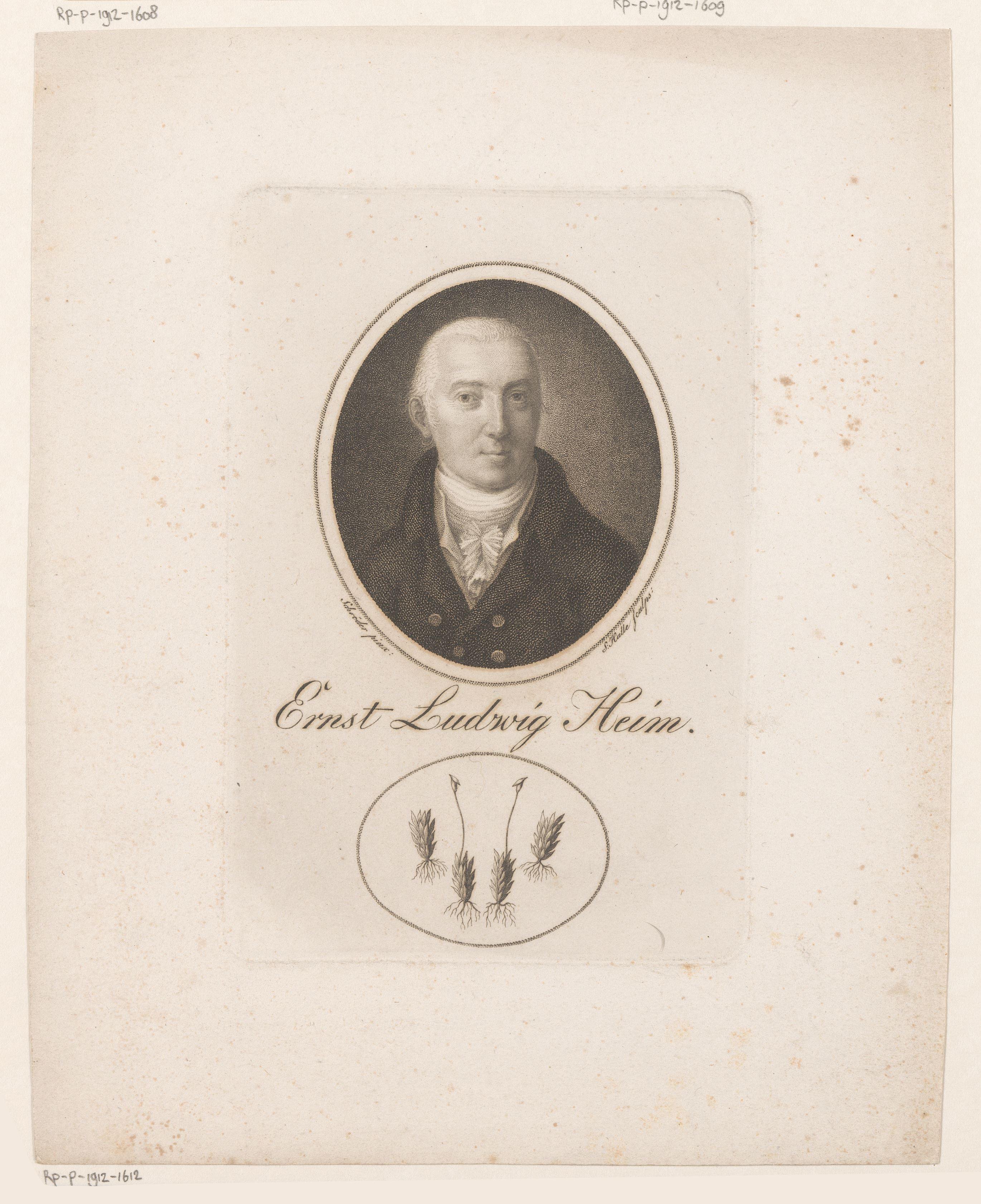 Portret van Ernst Ludwig Heim