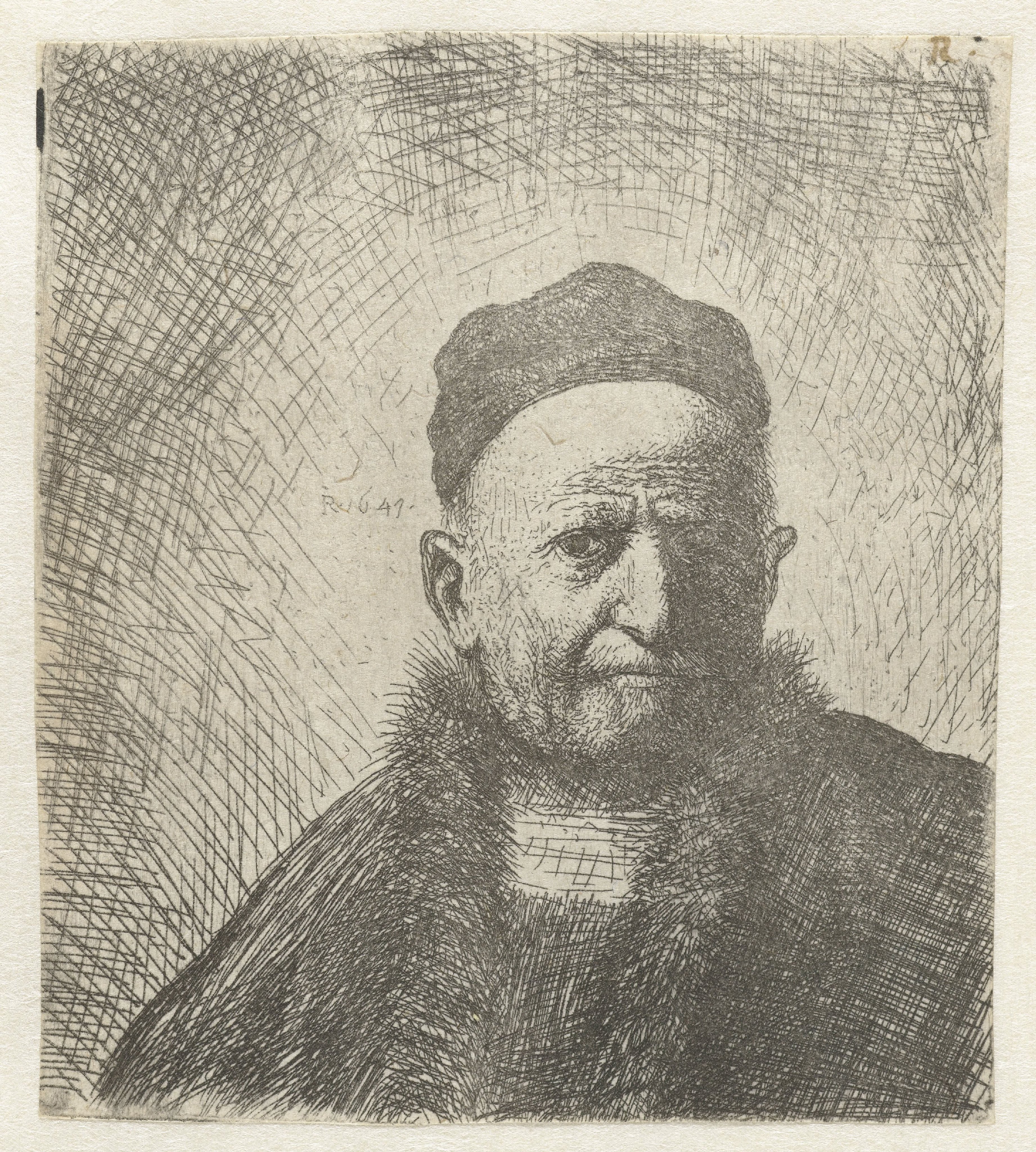 Man wearing a close cap: bust (the artist’s father?)