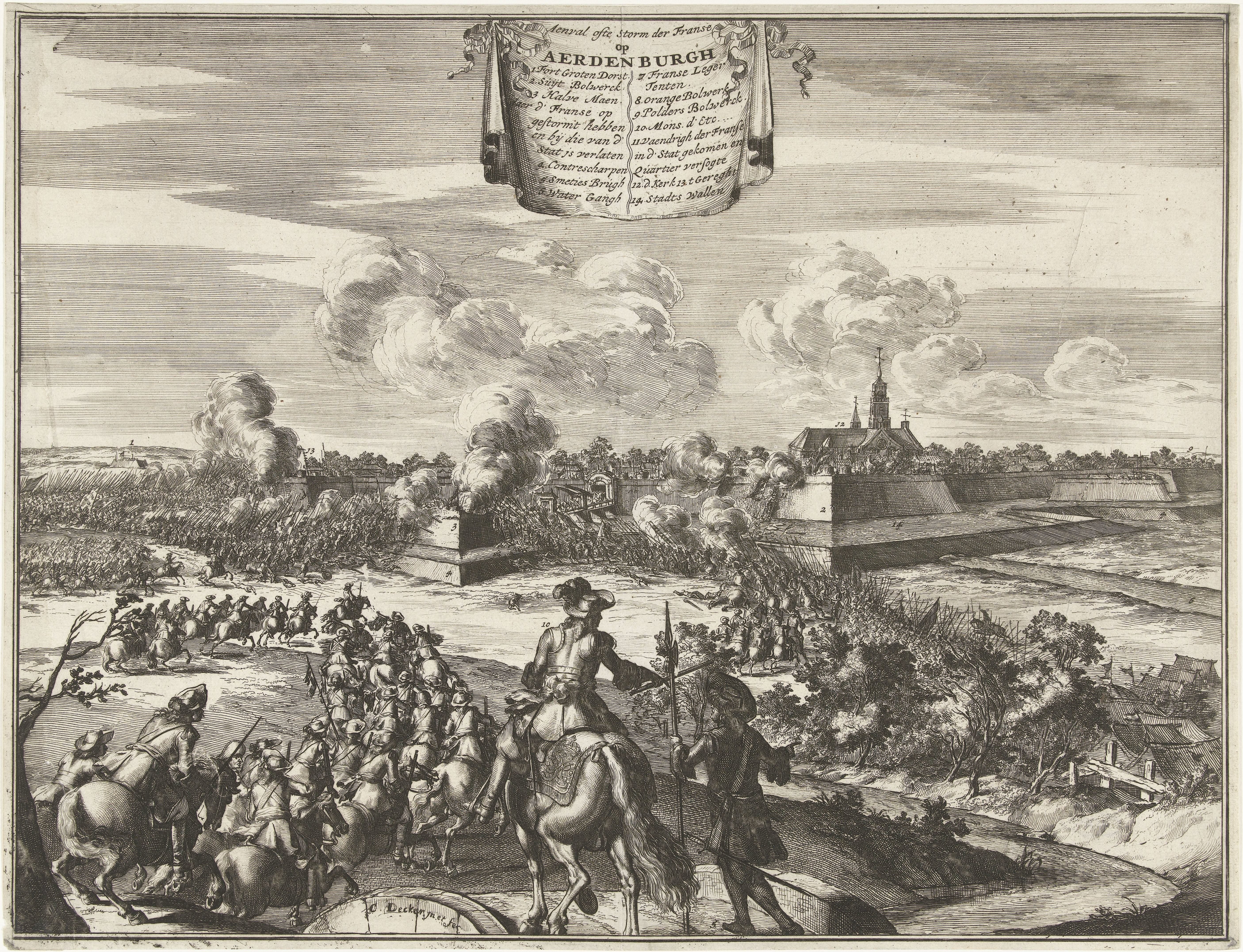 Bestorming van Aardenburg door de Fransen op 29 juni 1672