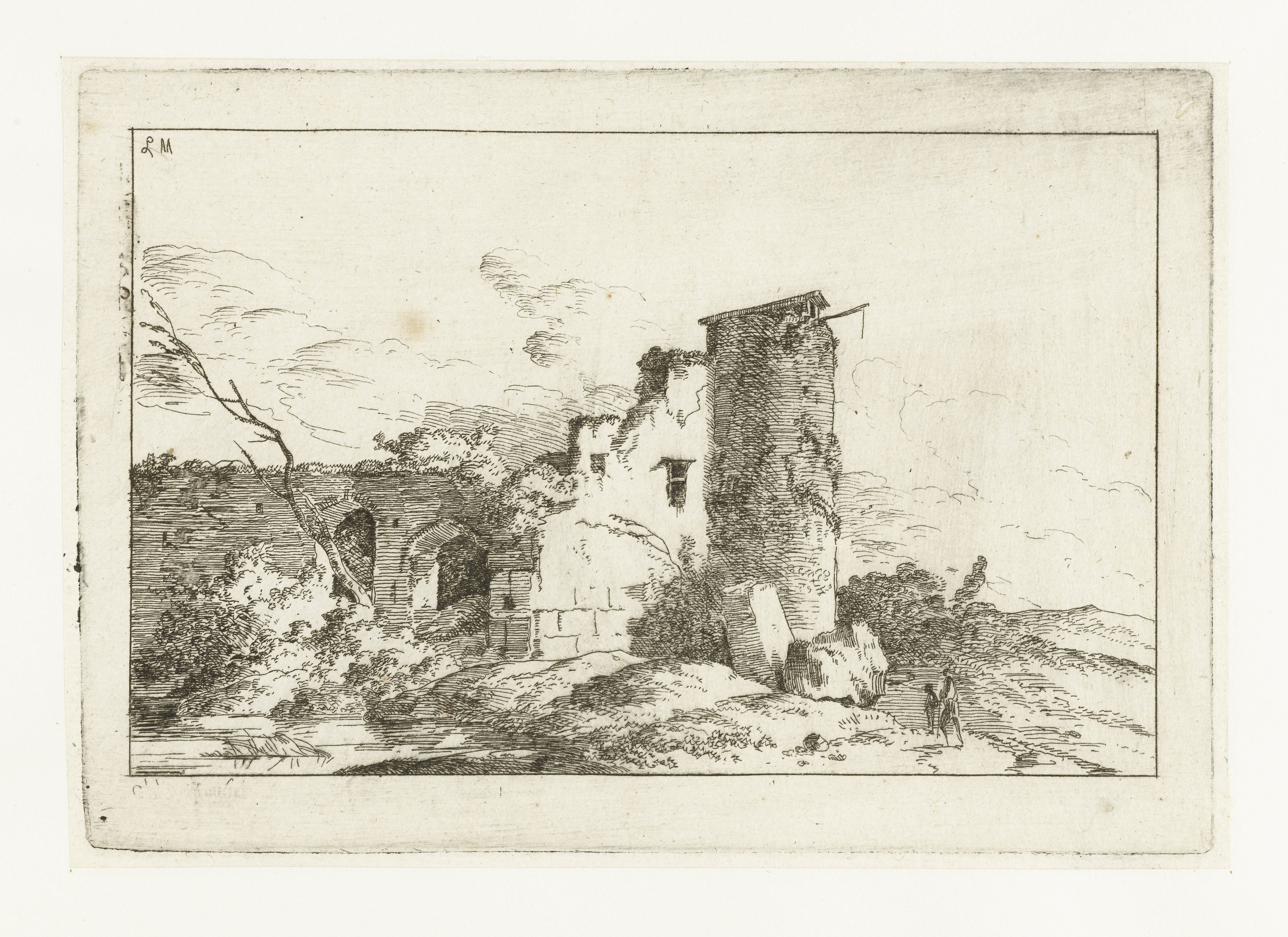 Ruïne van een fort