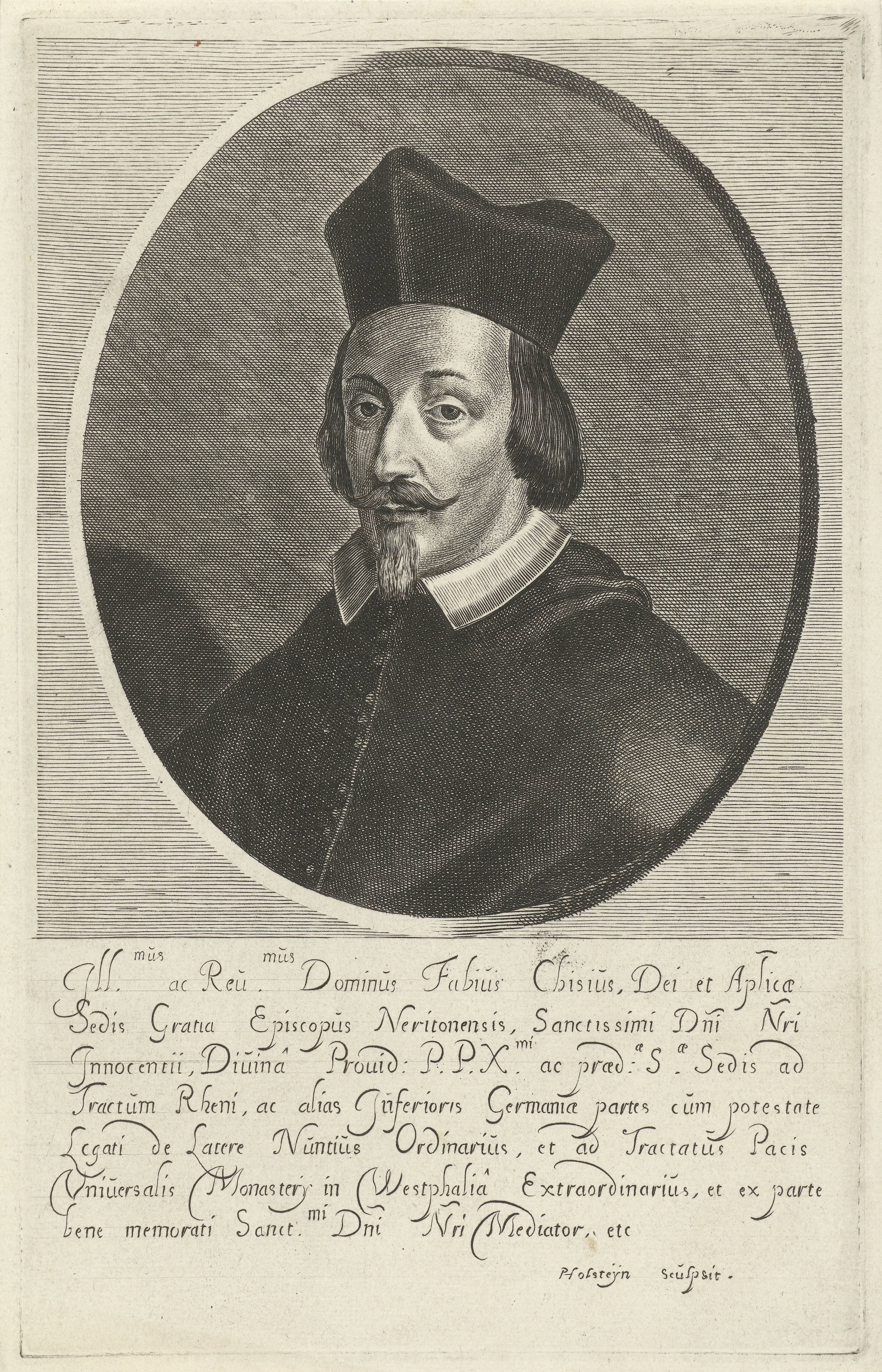 Portret van Fabius Chisius