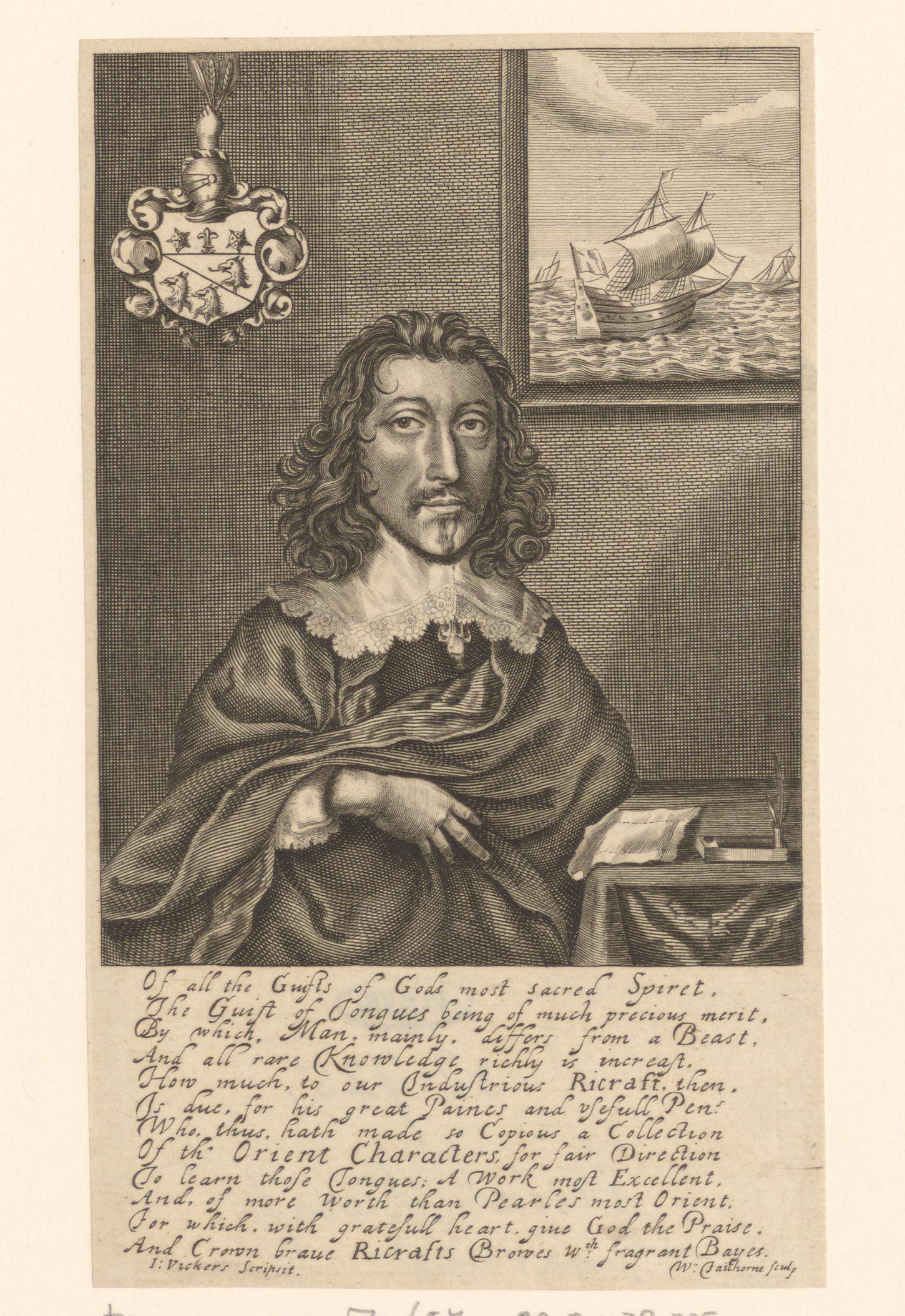 Portret van Josiah Ricraft