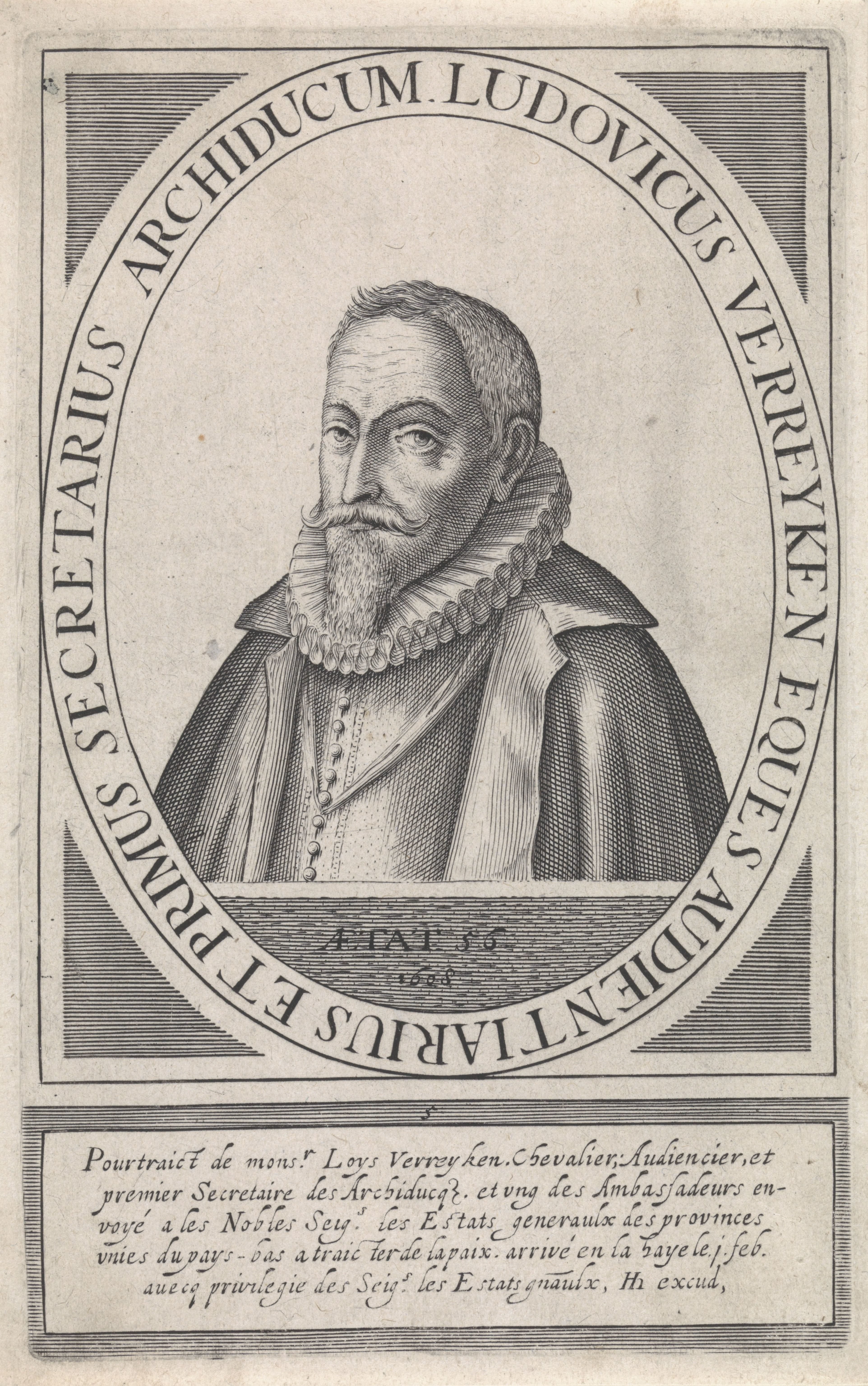 Portret van Lodewijk Verreyken
