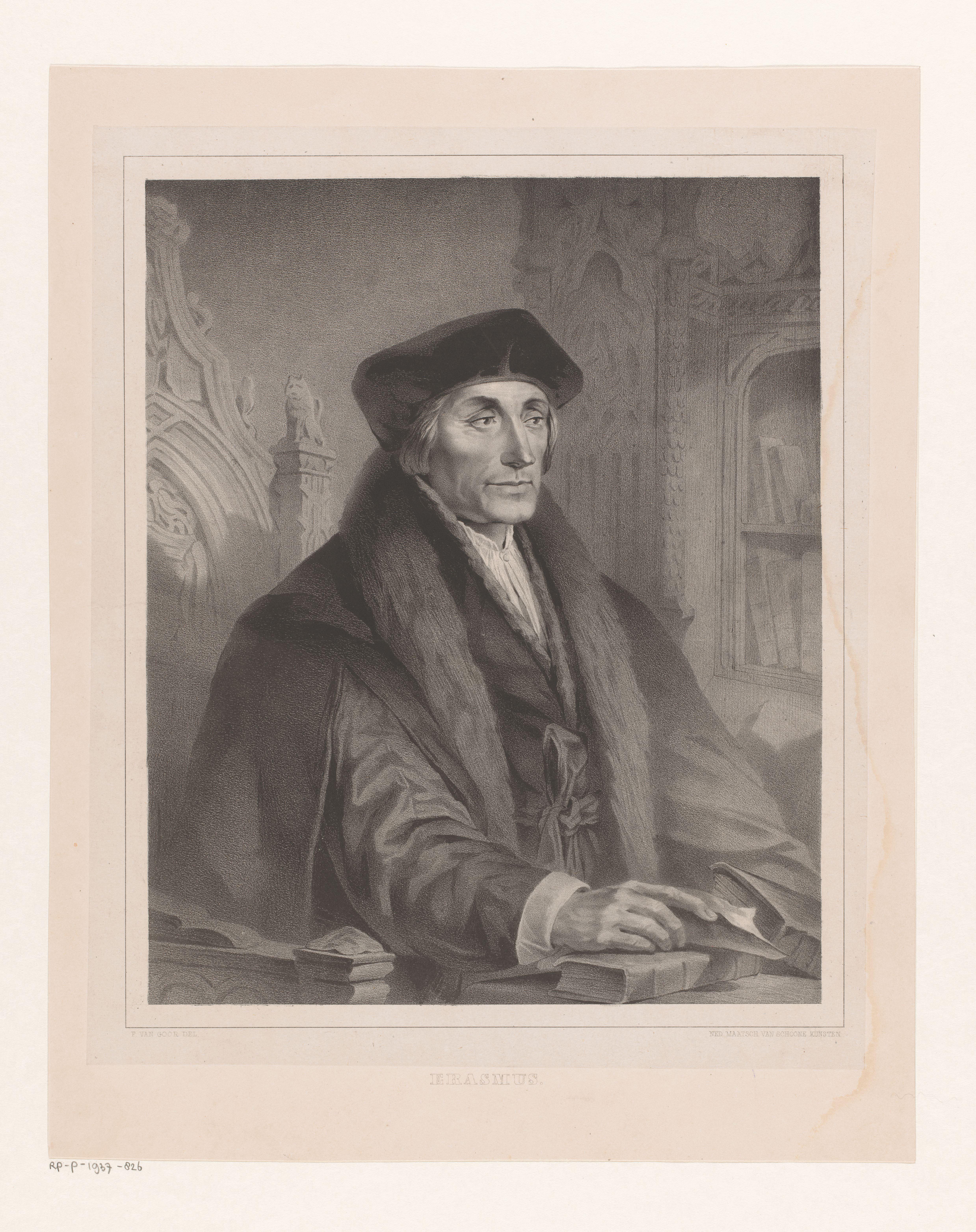 Portret van Desiderius Erasmus