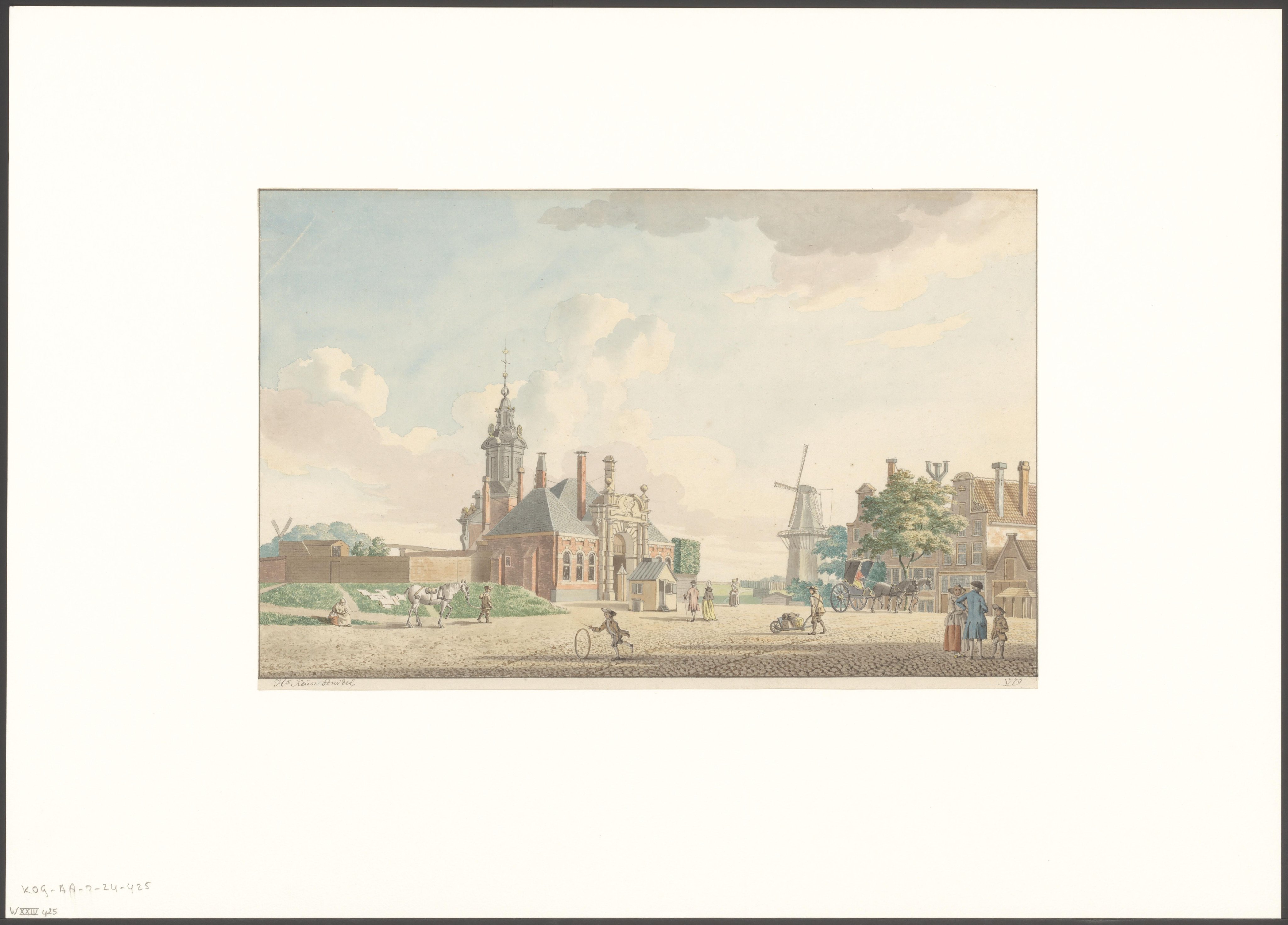Gezicht op het Haarlemmerplein