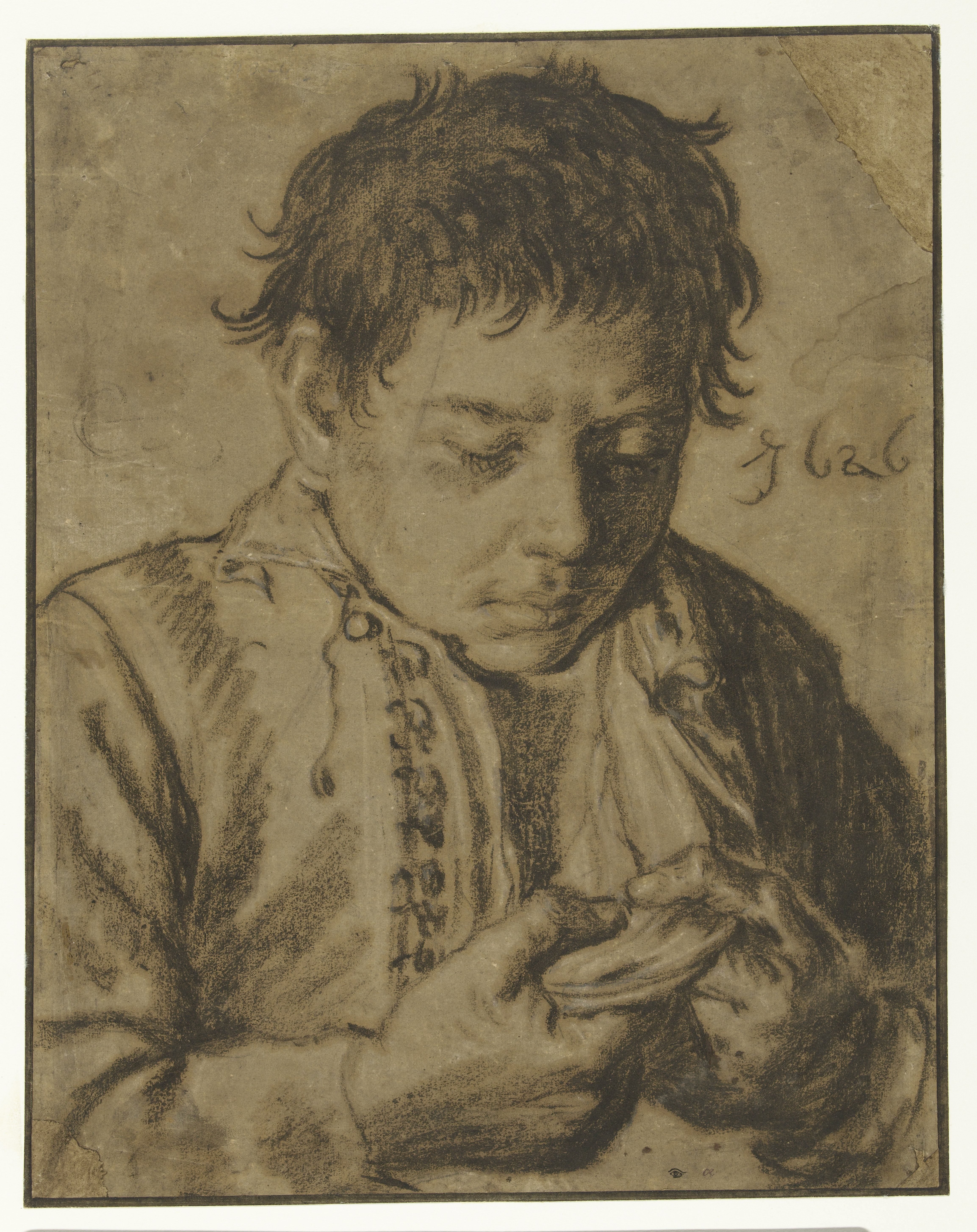 Half-length Boy Hunting Fleas