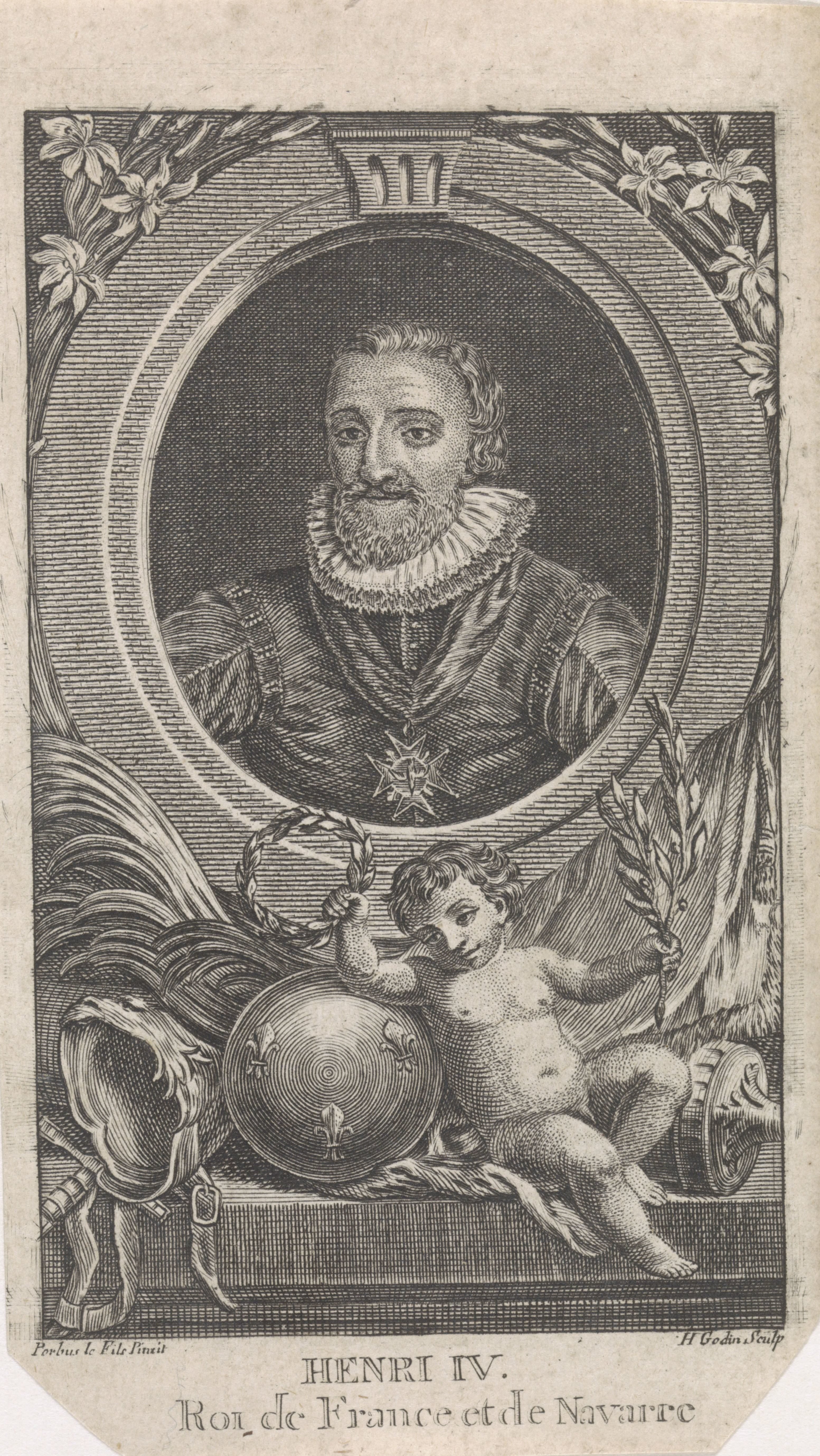 Portret van Hendrik IV, koning van Frankrijk