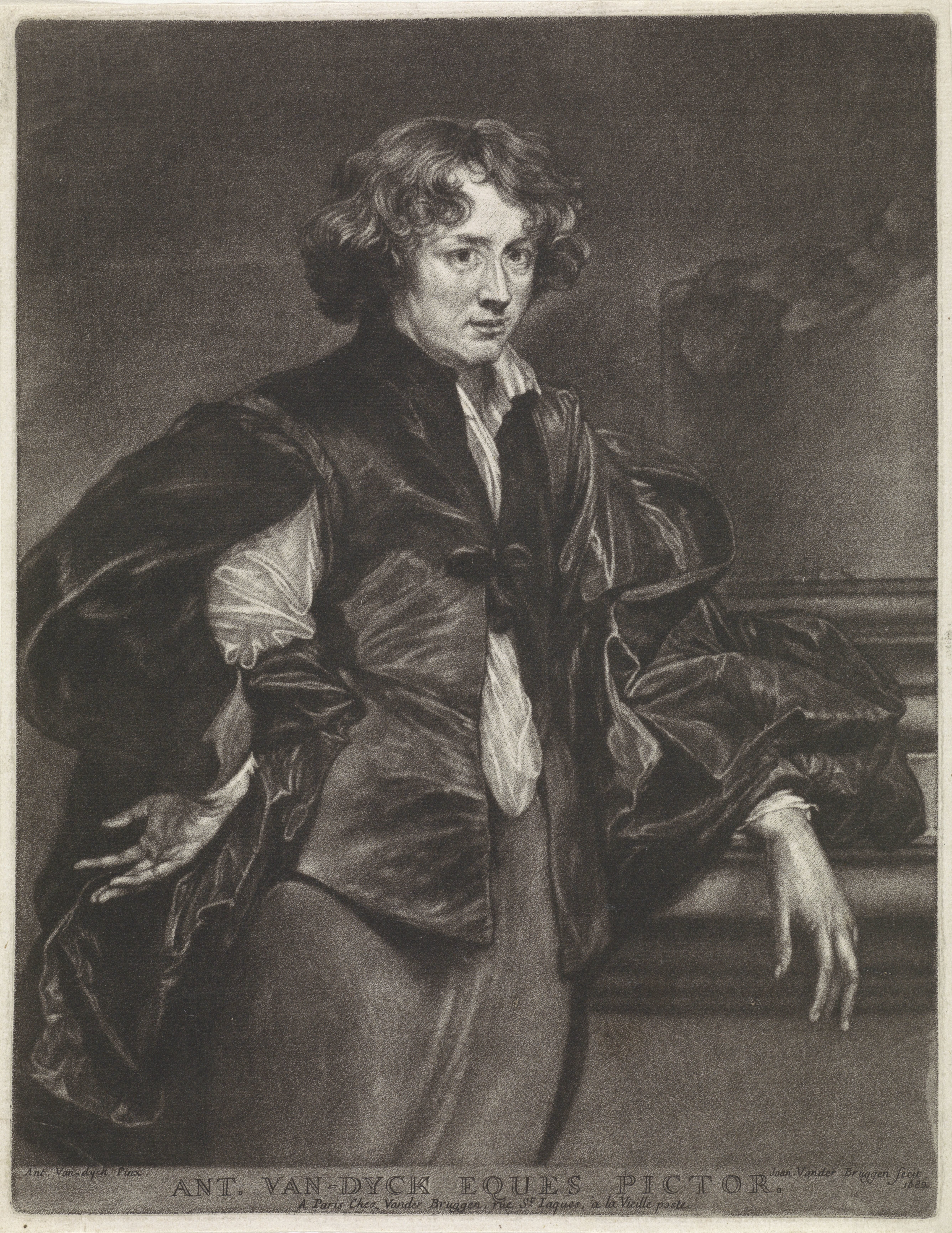 Zelfportret van Anthony van Dyck