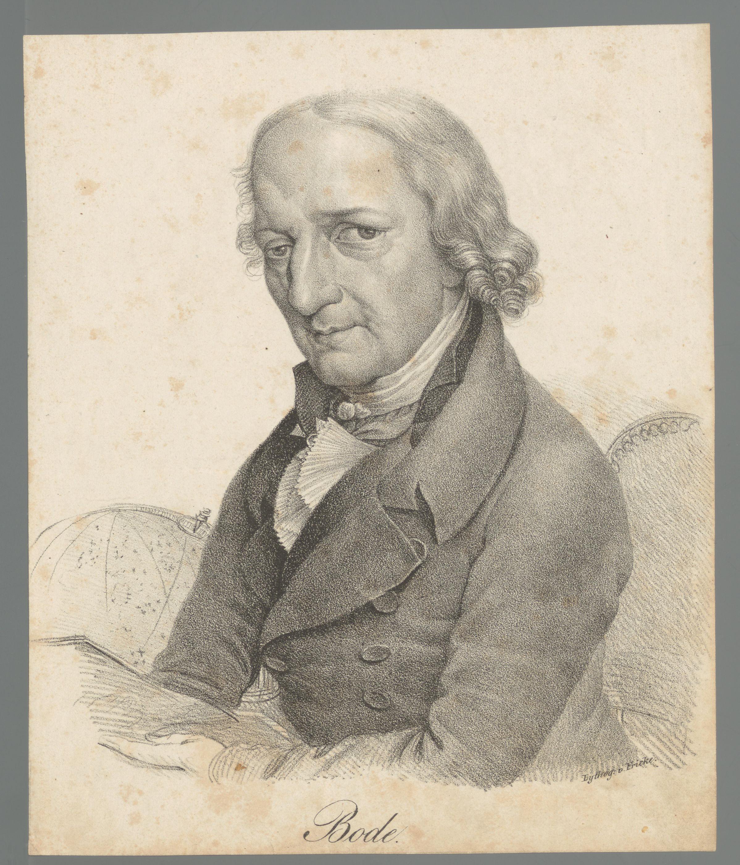 Portret van Johann Elert Bode