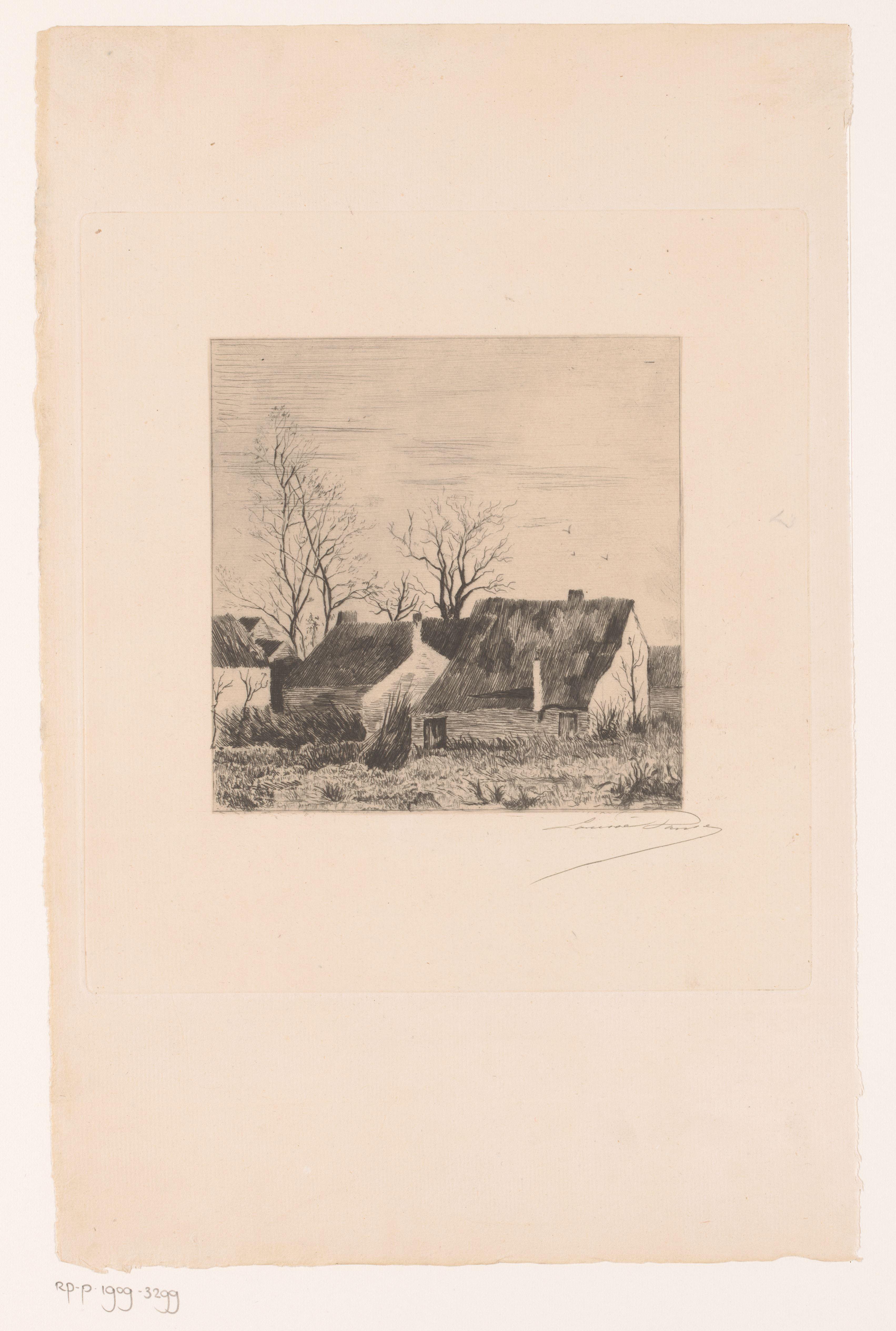 Landschap met boerderijen