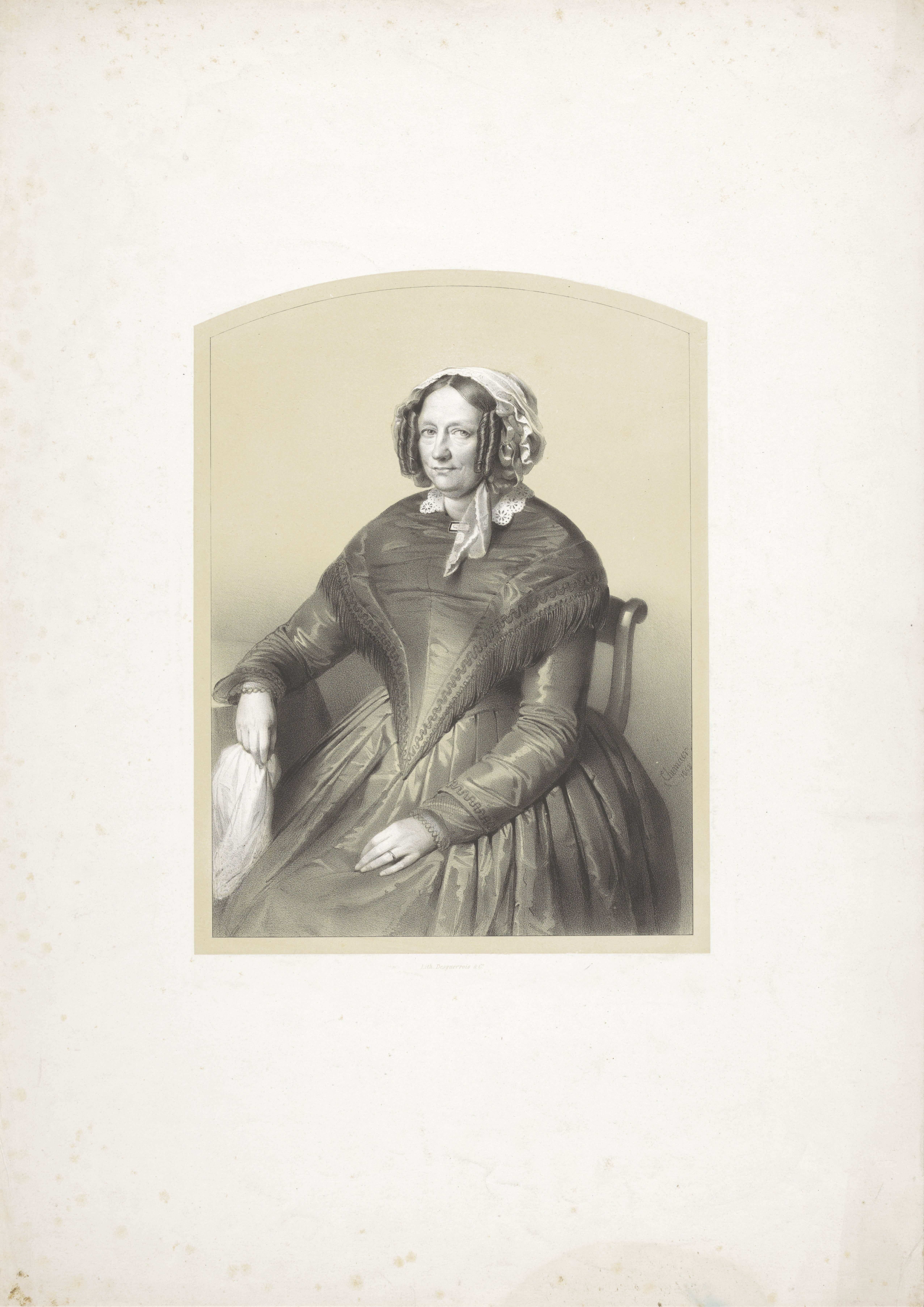 Portret van een onbekende vrouw