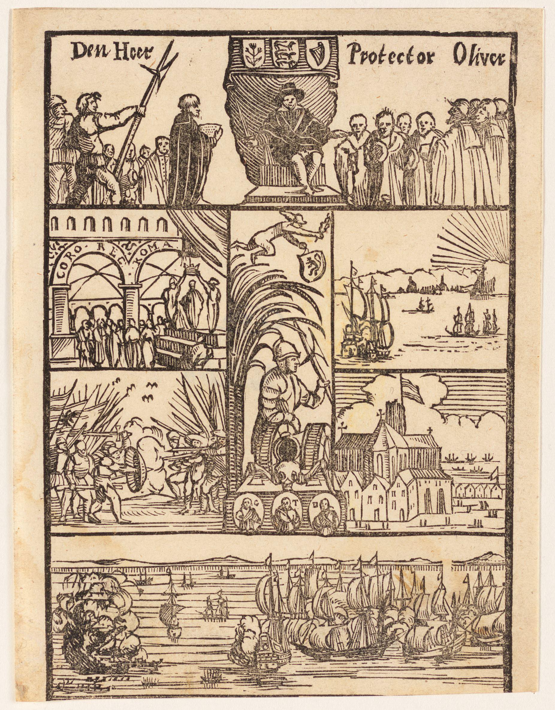Illustratie voor de Hollandse Mercurius voor het jaar 1653