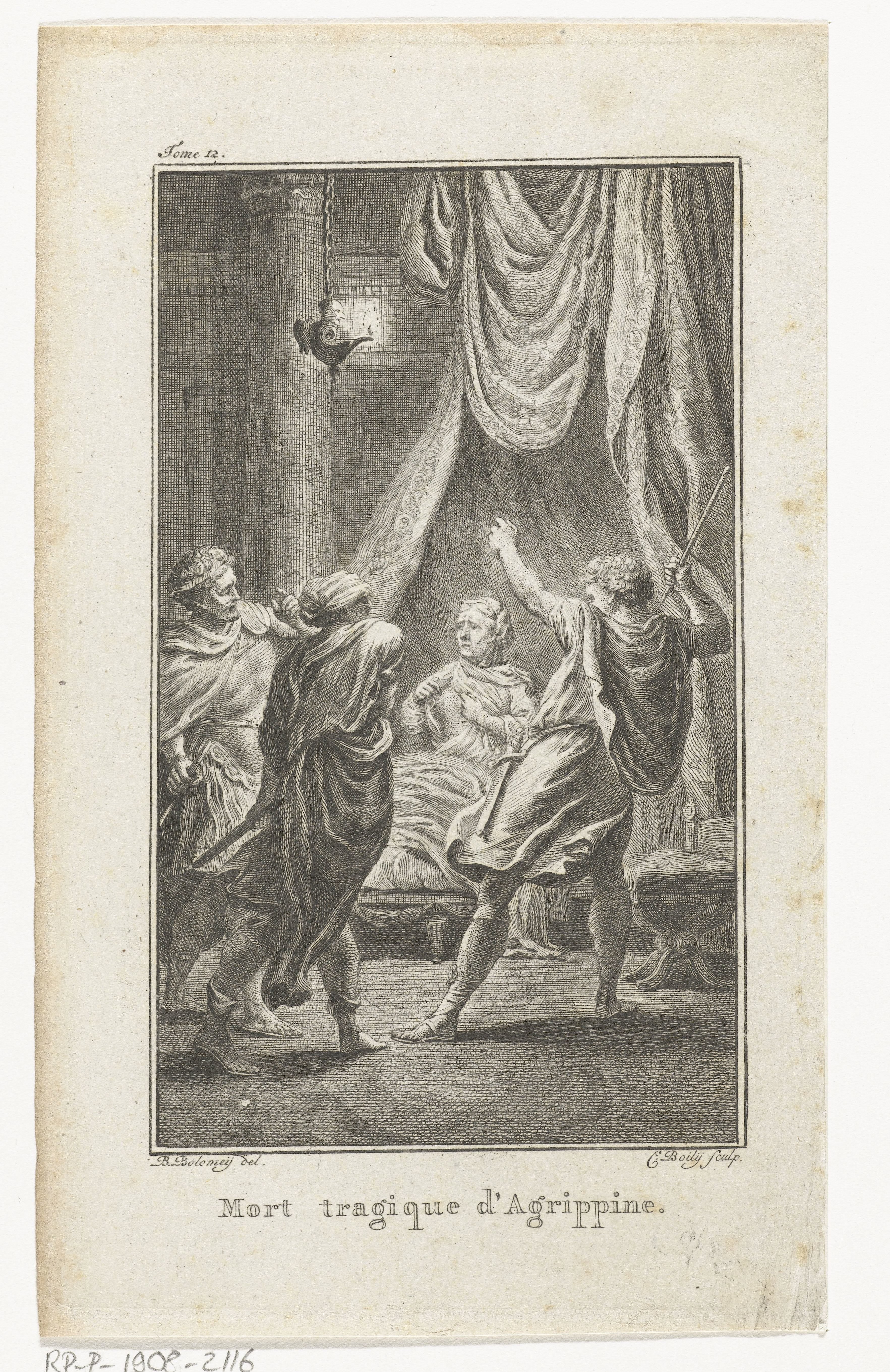 Mort tragique d'Agrippine