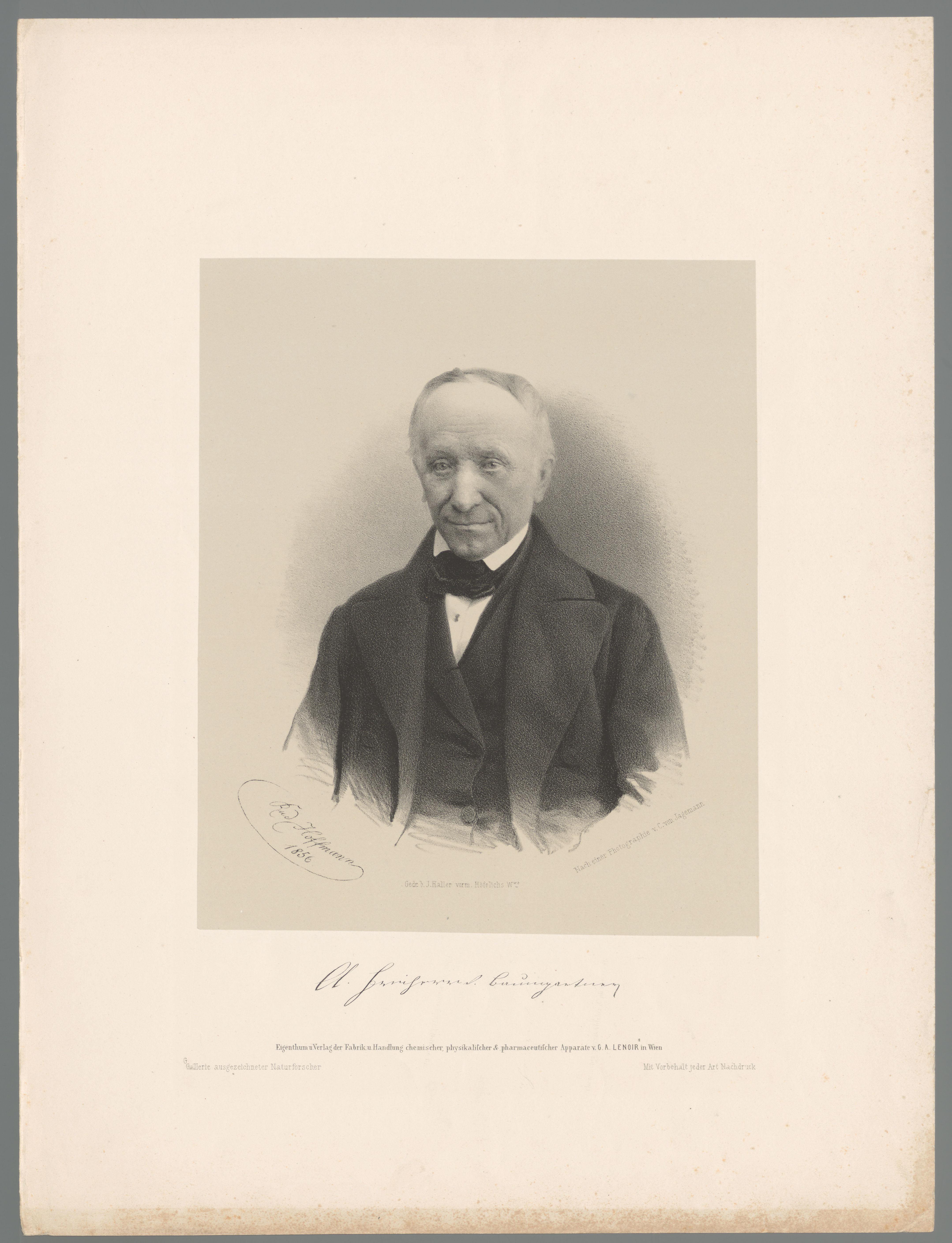 Portret van Andreas von Baumgartner