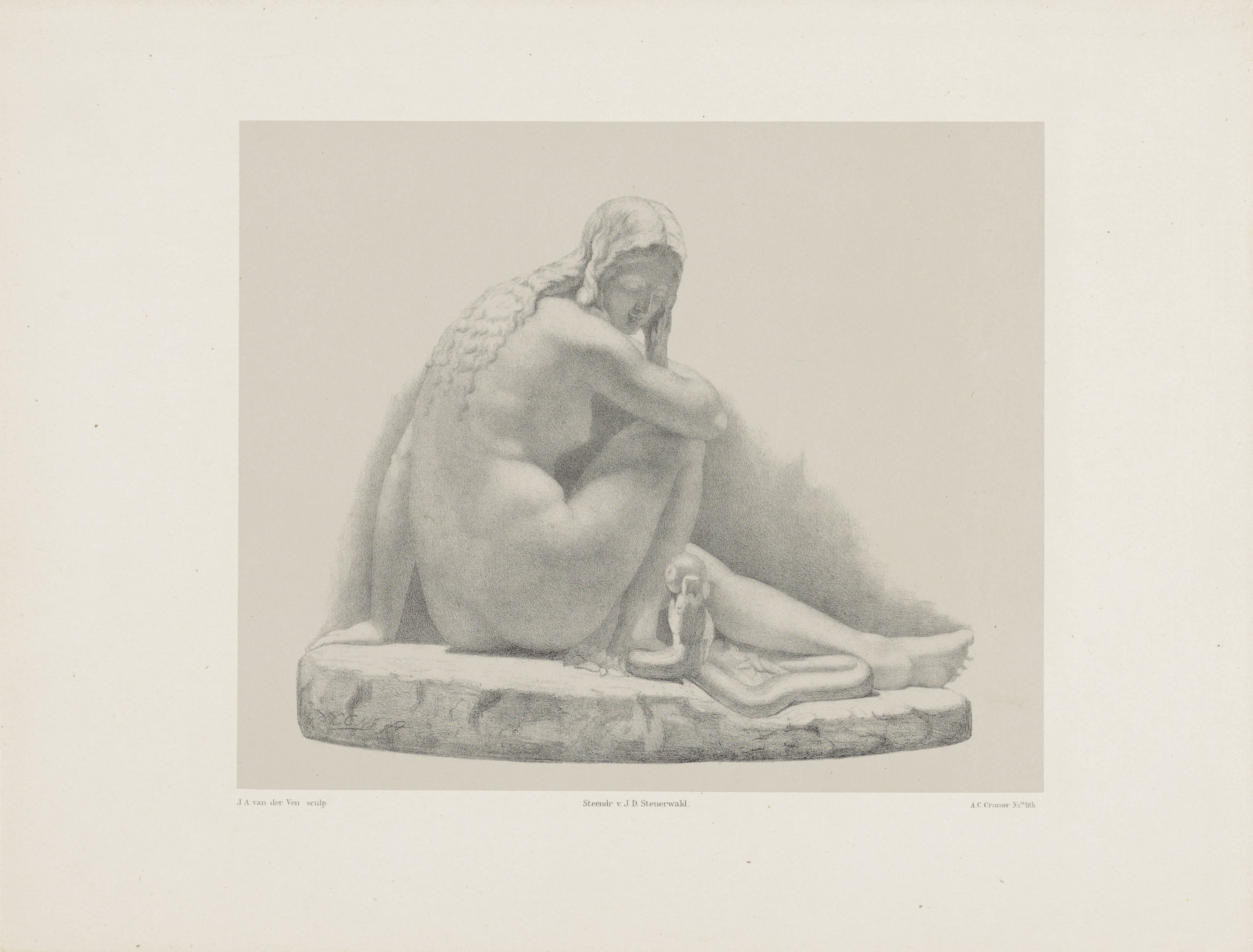 Sculptuur van Eva