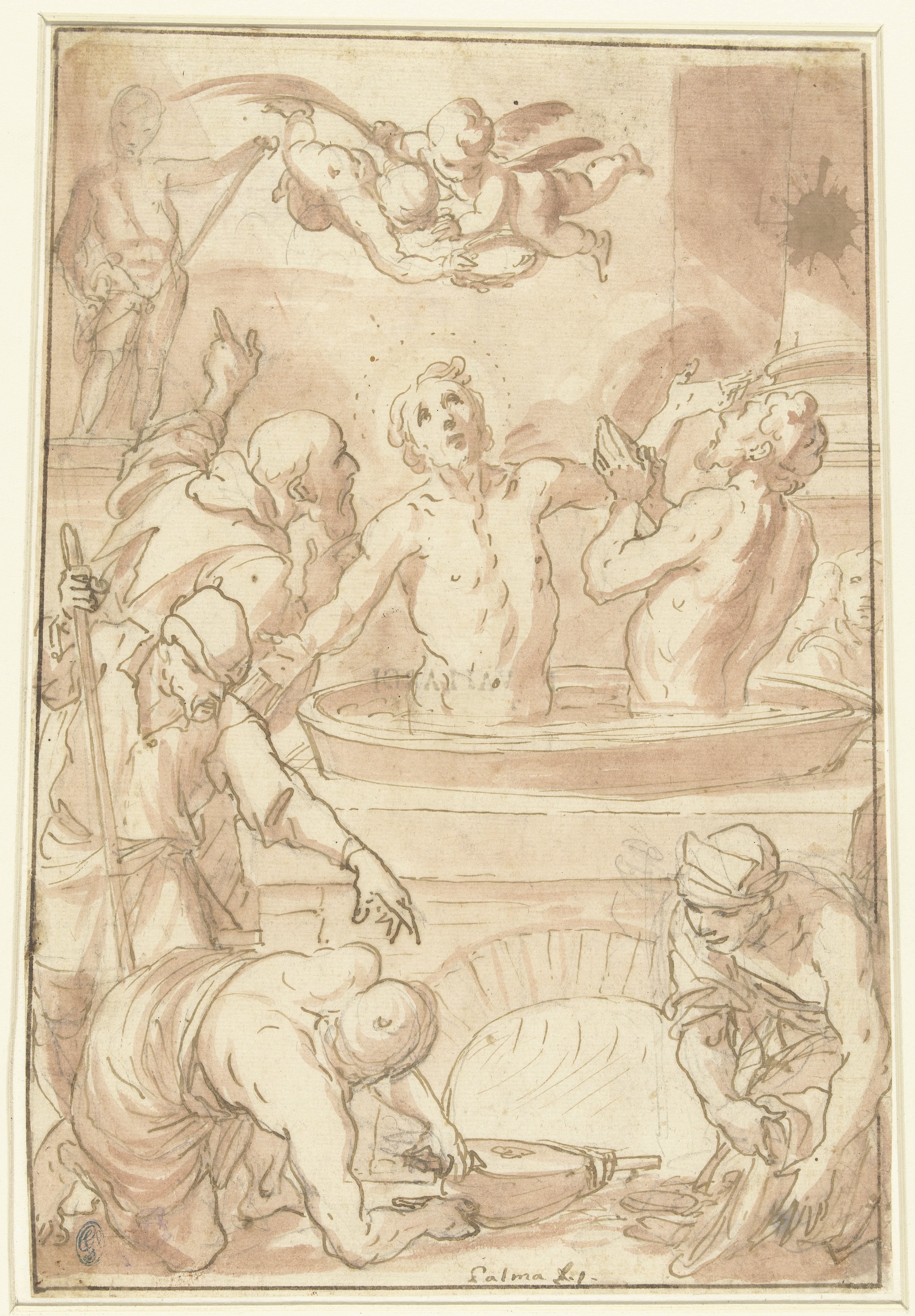 Marteling van de heiligen Crispinus en Crispinianus