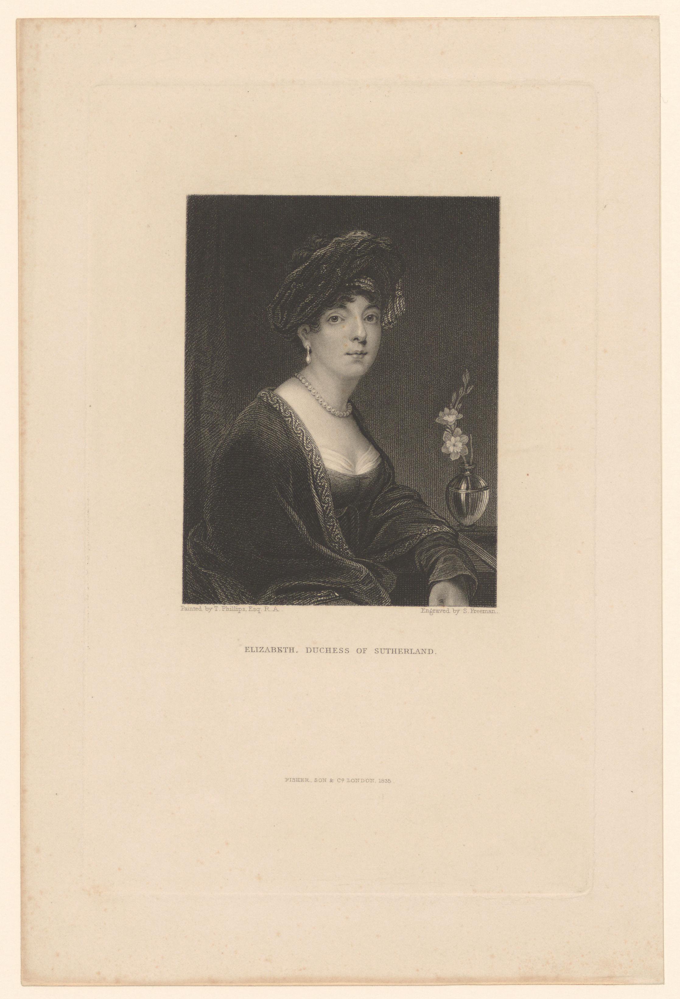 Portret van Elizabeth van Sutherland