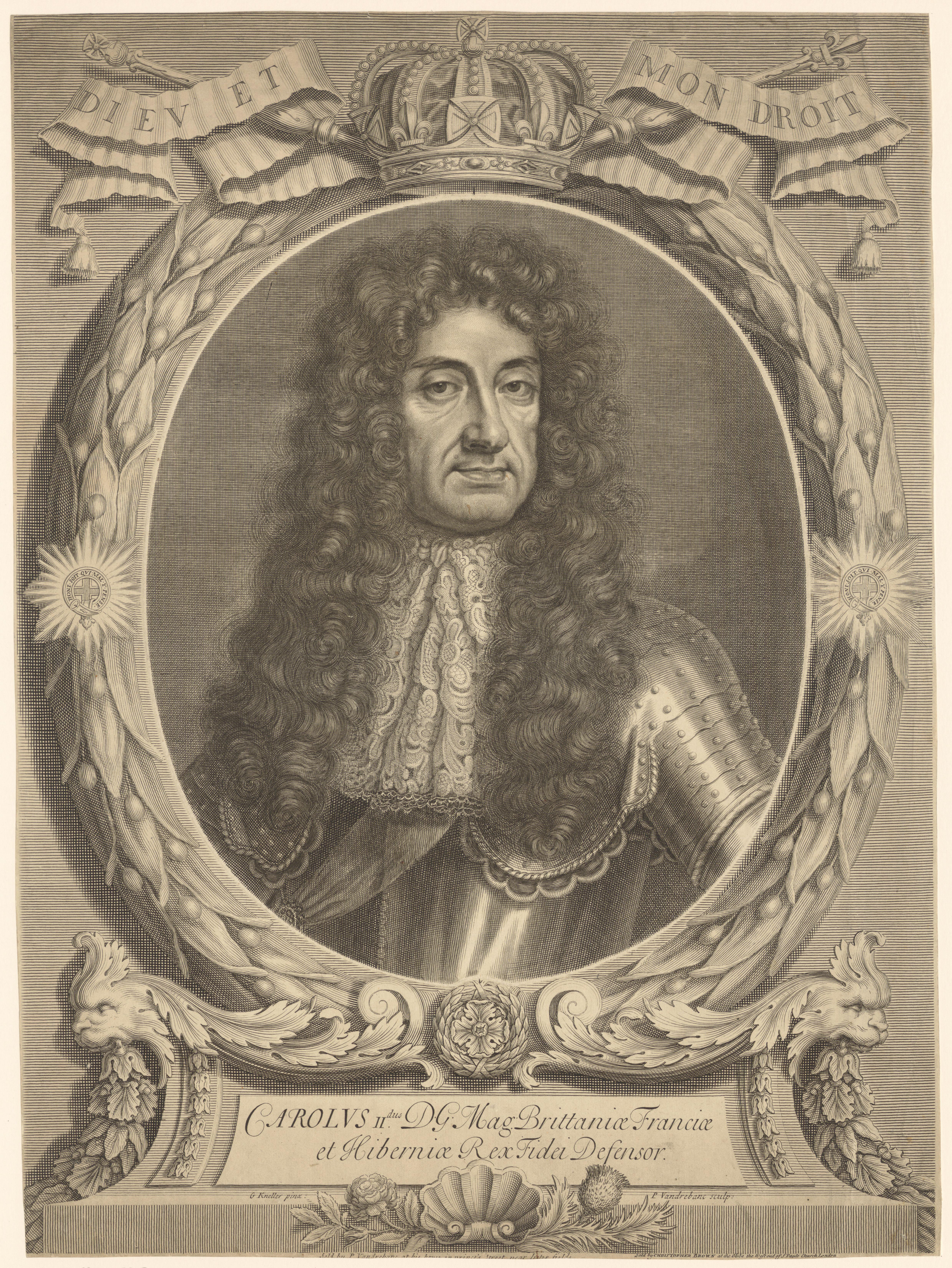 Portret van Karel II, koning van Engeland