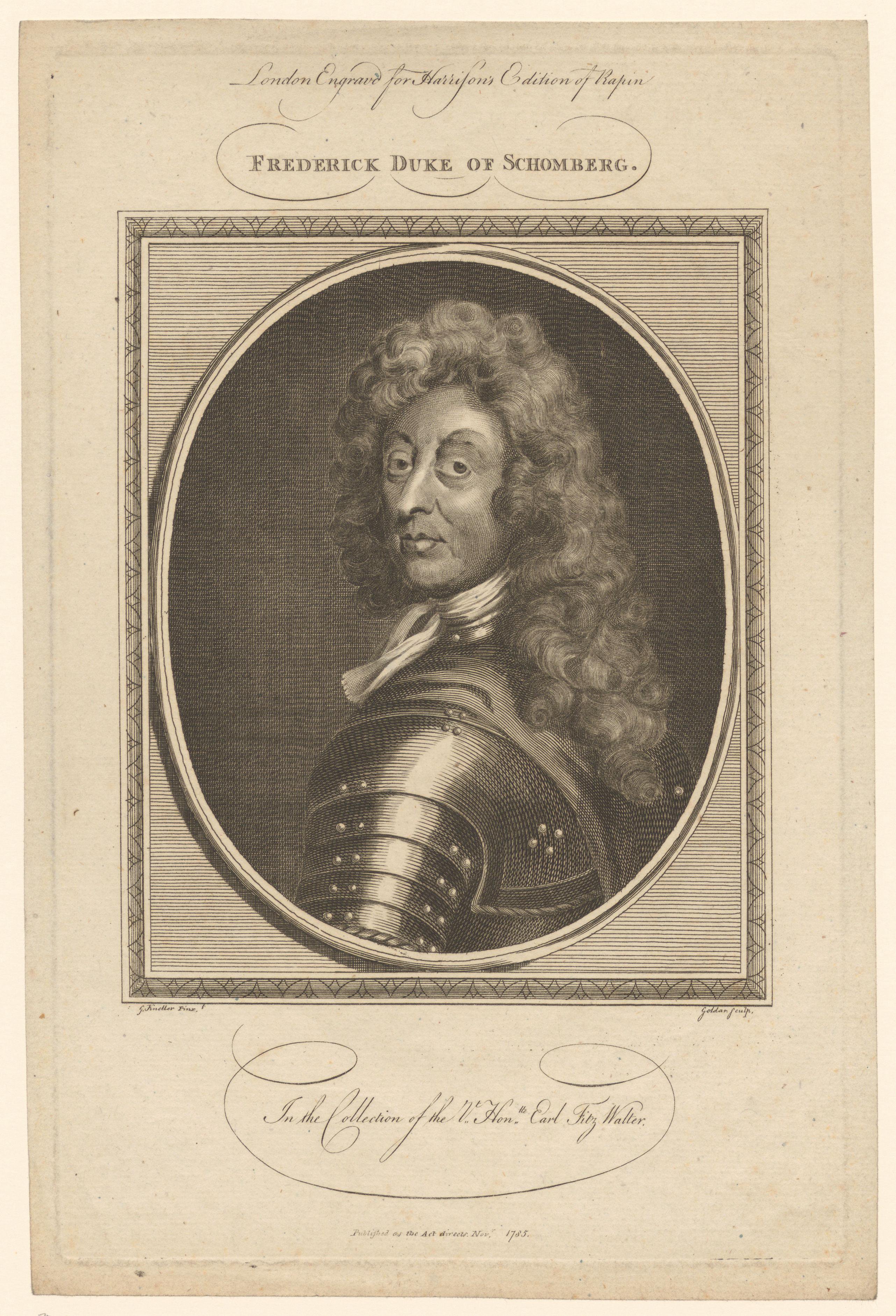 Portret van Frederik van Schomberg