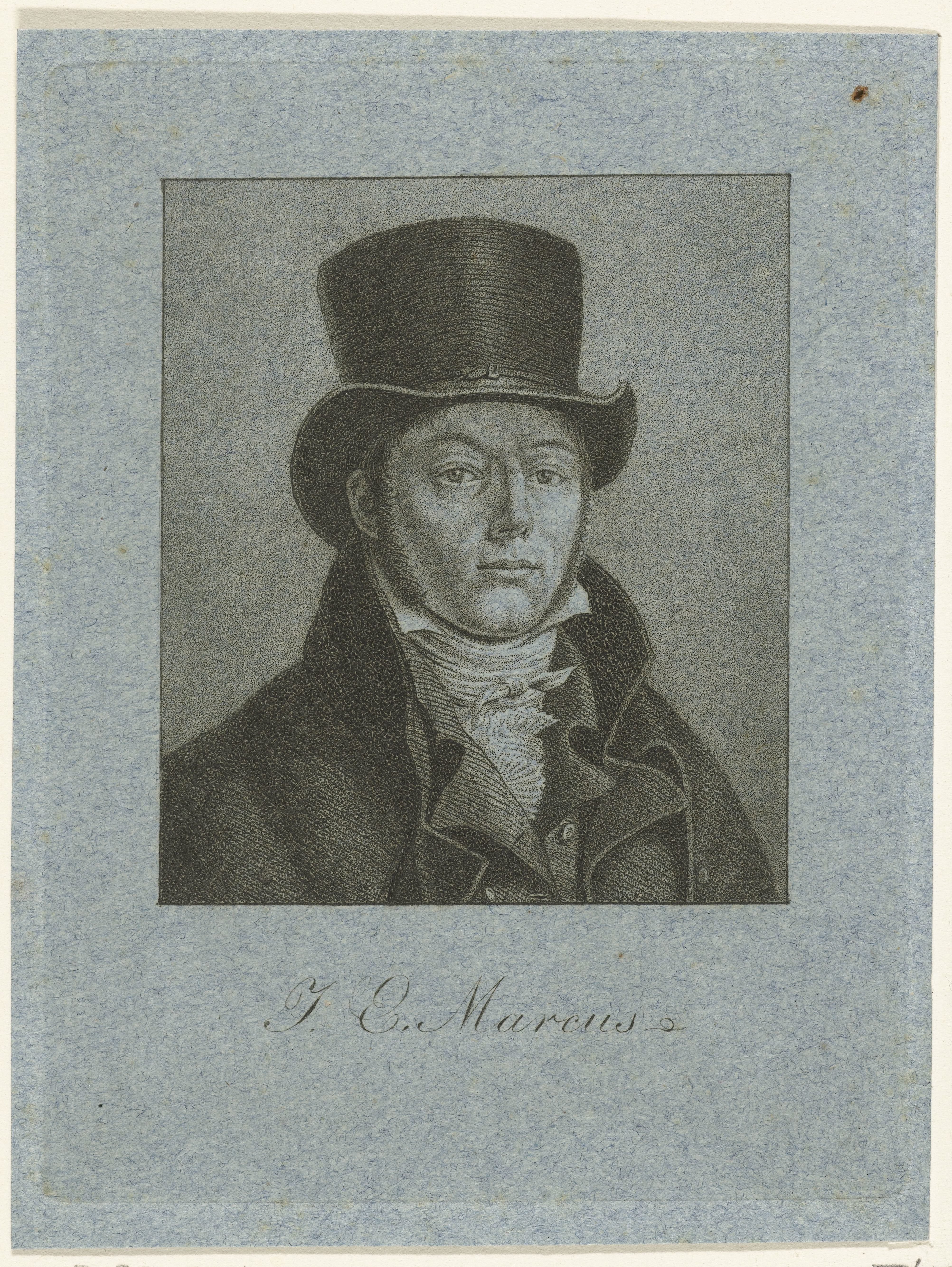 Portret van Jacob Ernst Marcus