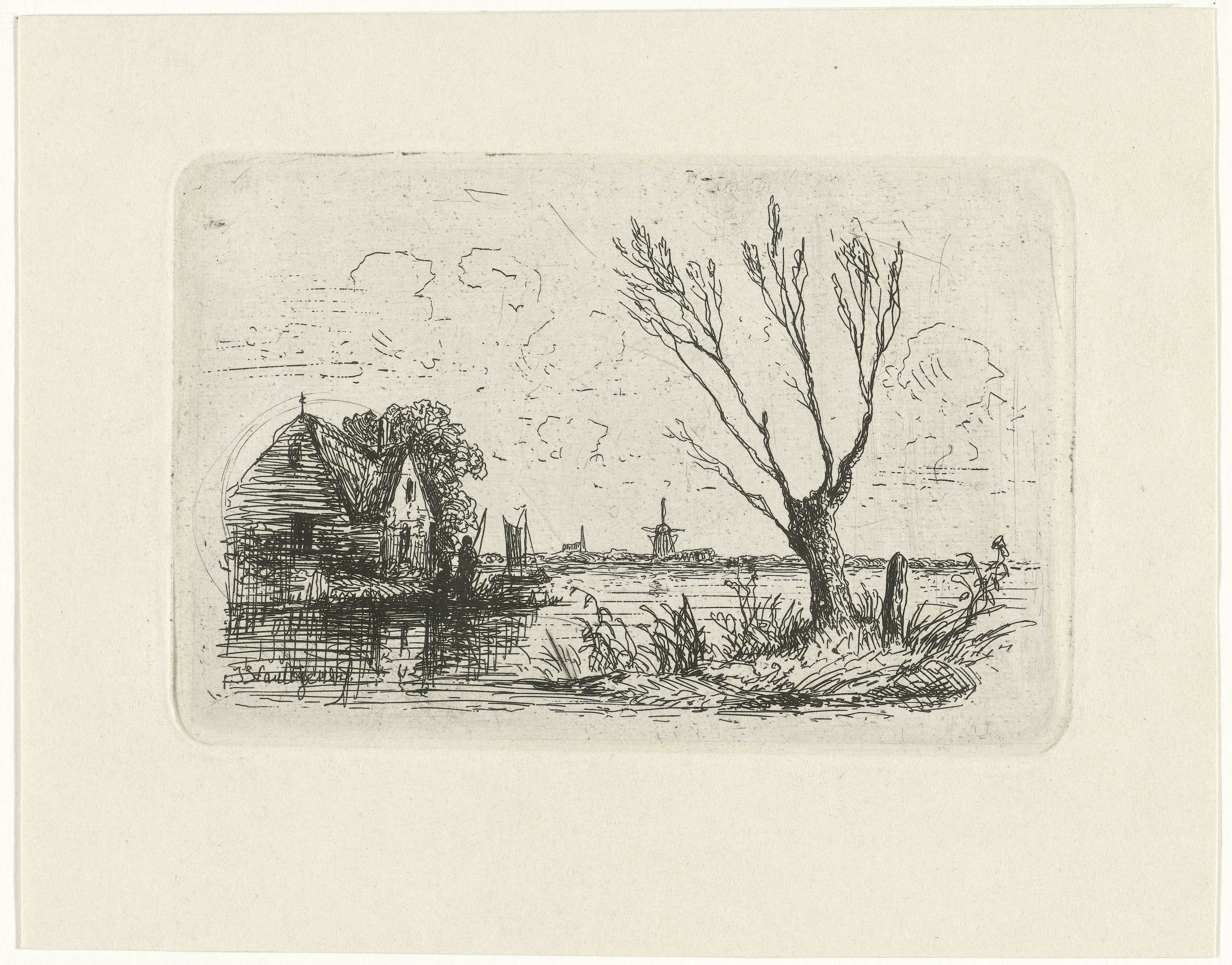 Huis aan een waterkant