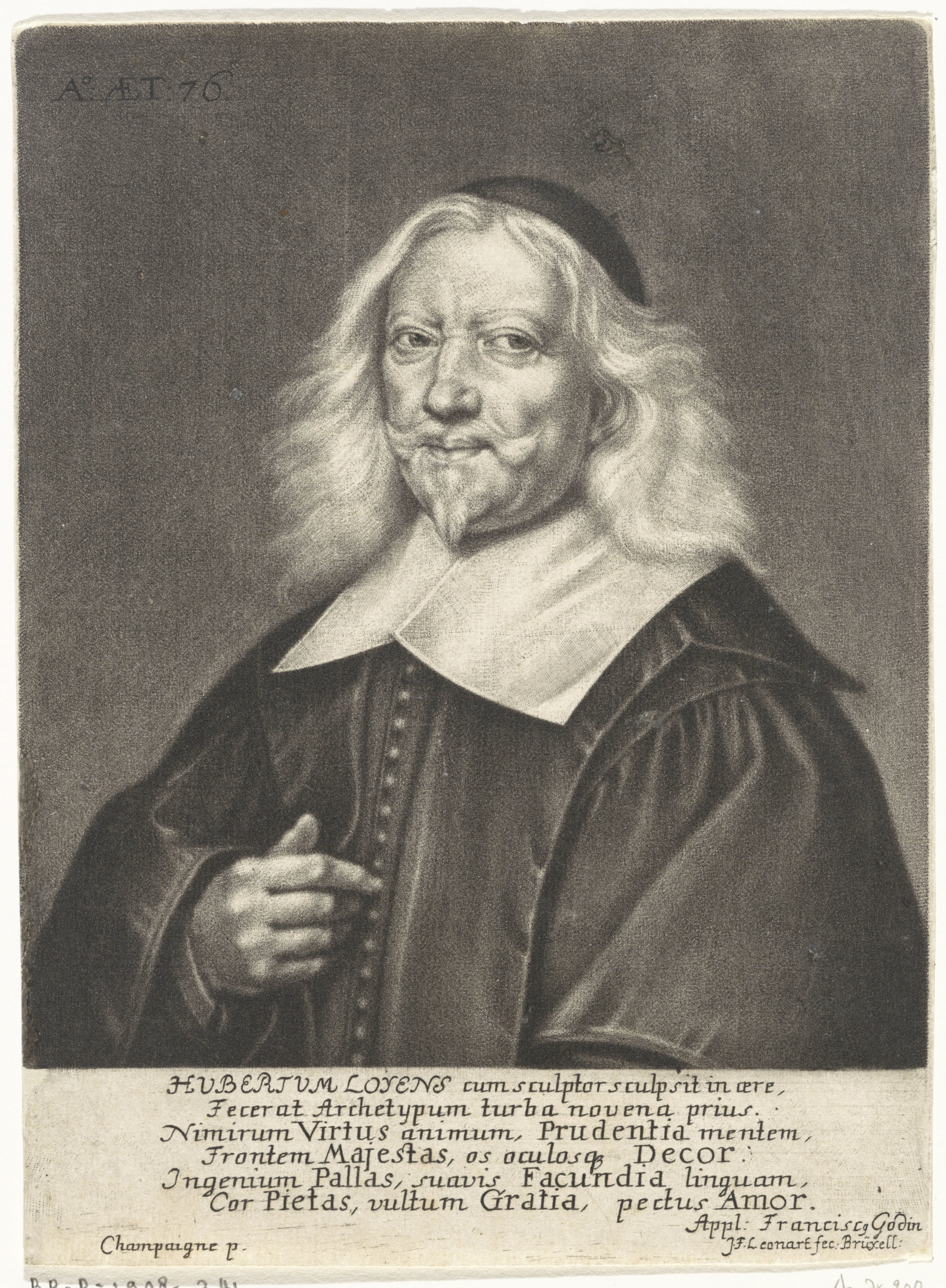 Portret van Hubert Loyens