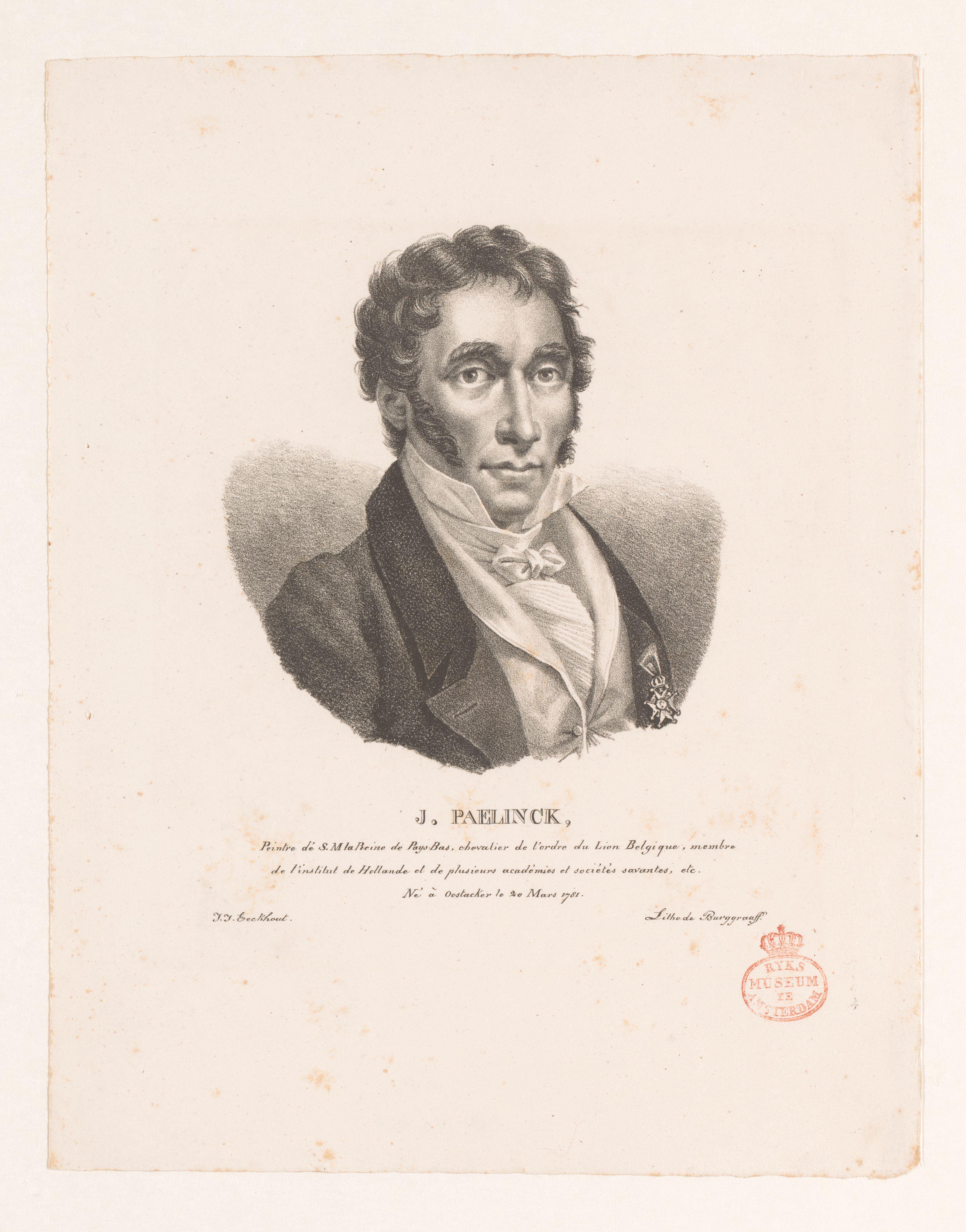 Portret van Joseph Paelinck