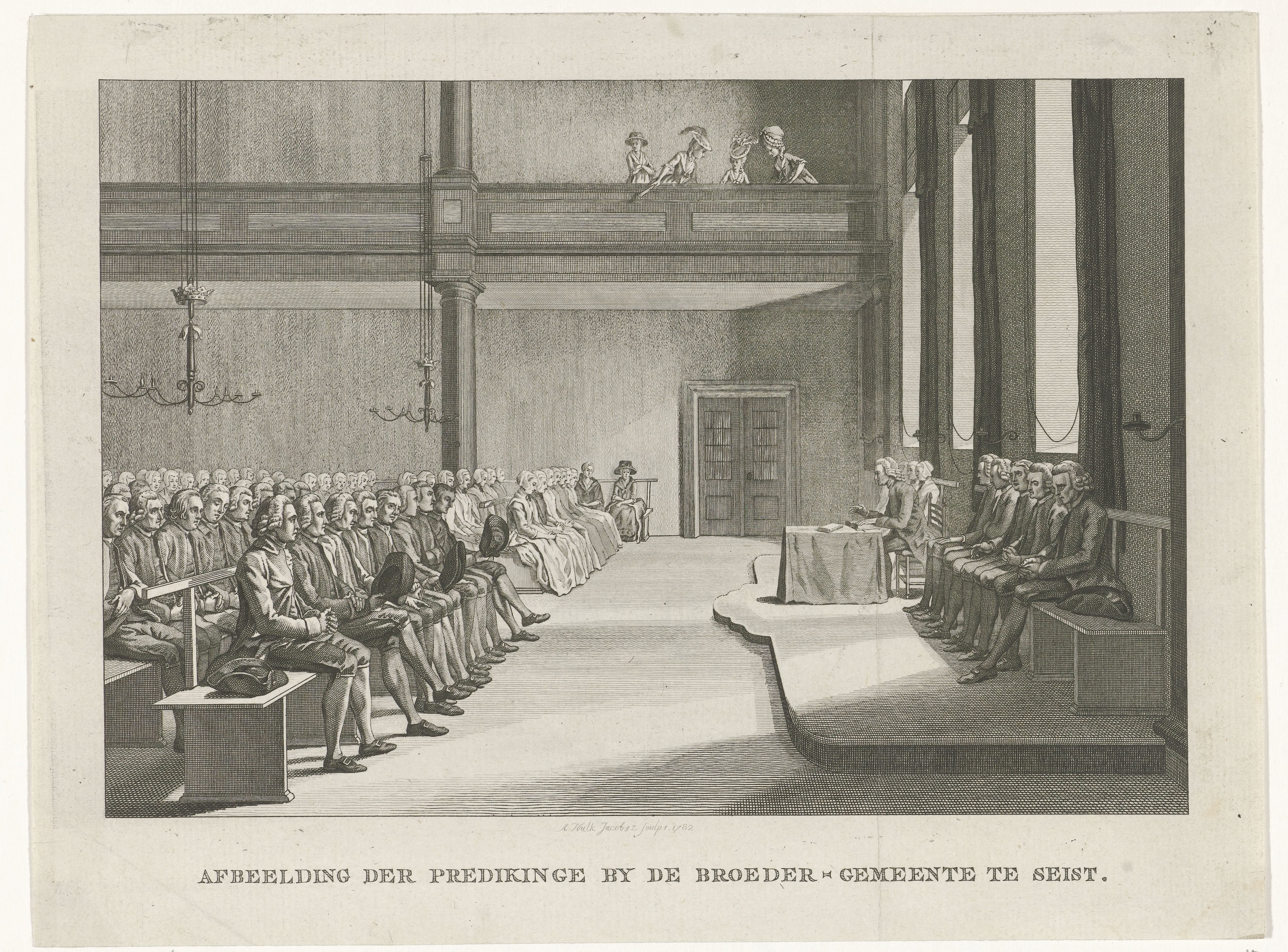 Kerkdienst van de Broedergemeente te Zeist