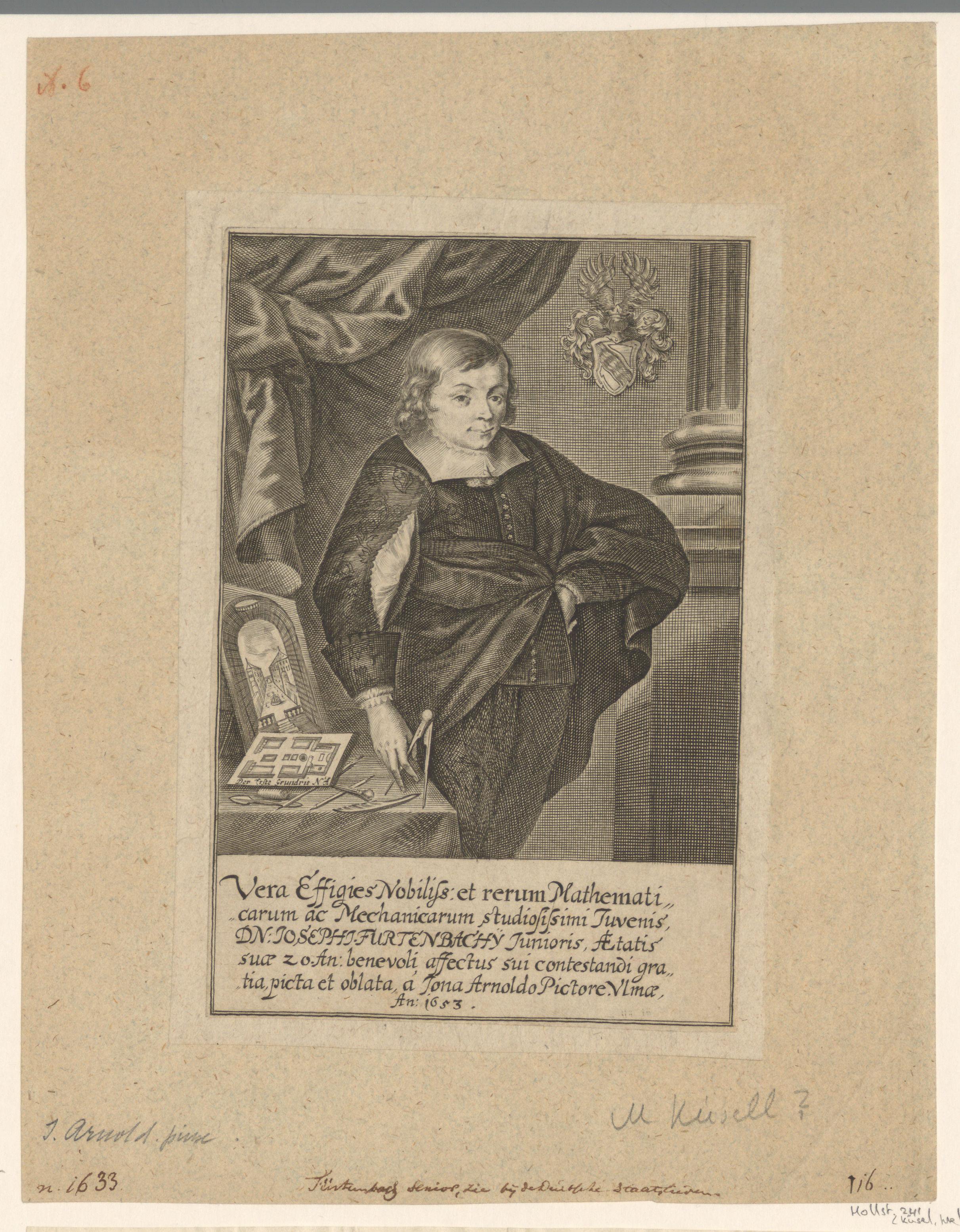 Portret van Jospeh von Furtenbach
