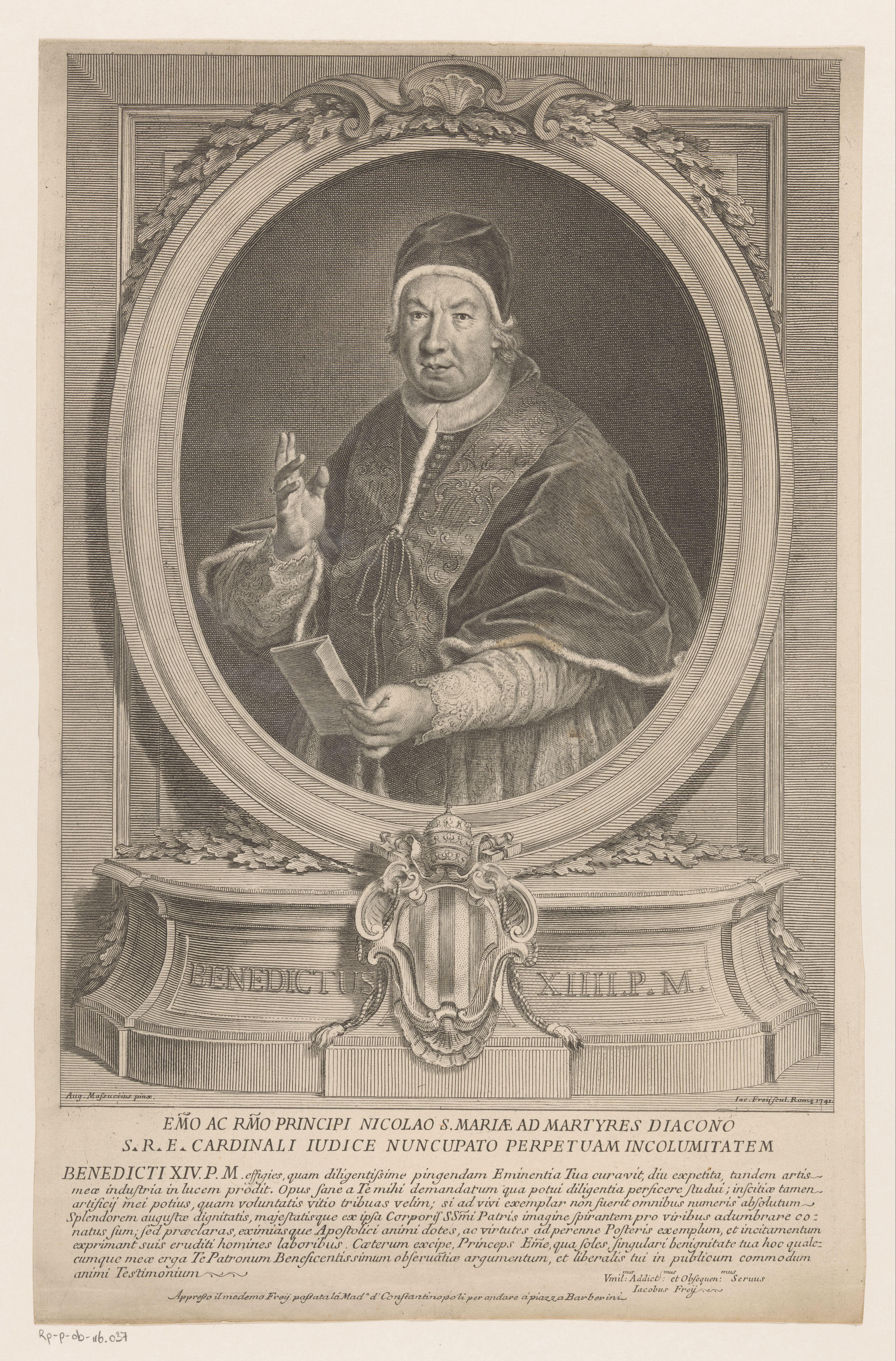 Portret van Benedictus XIV