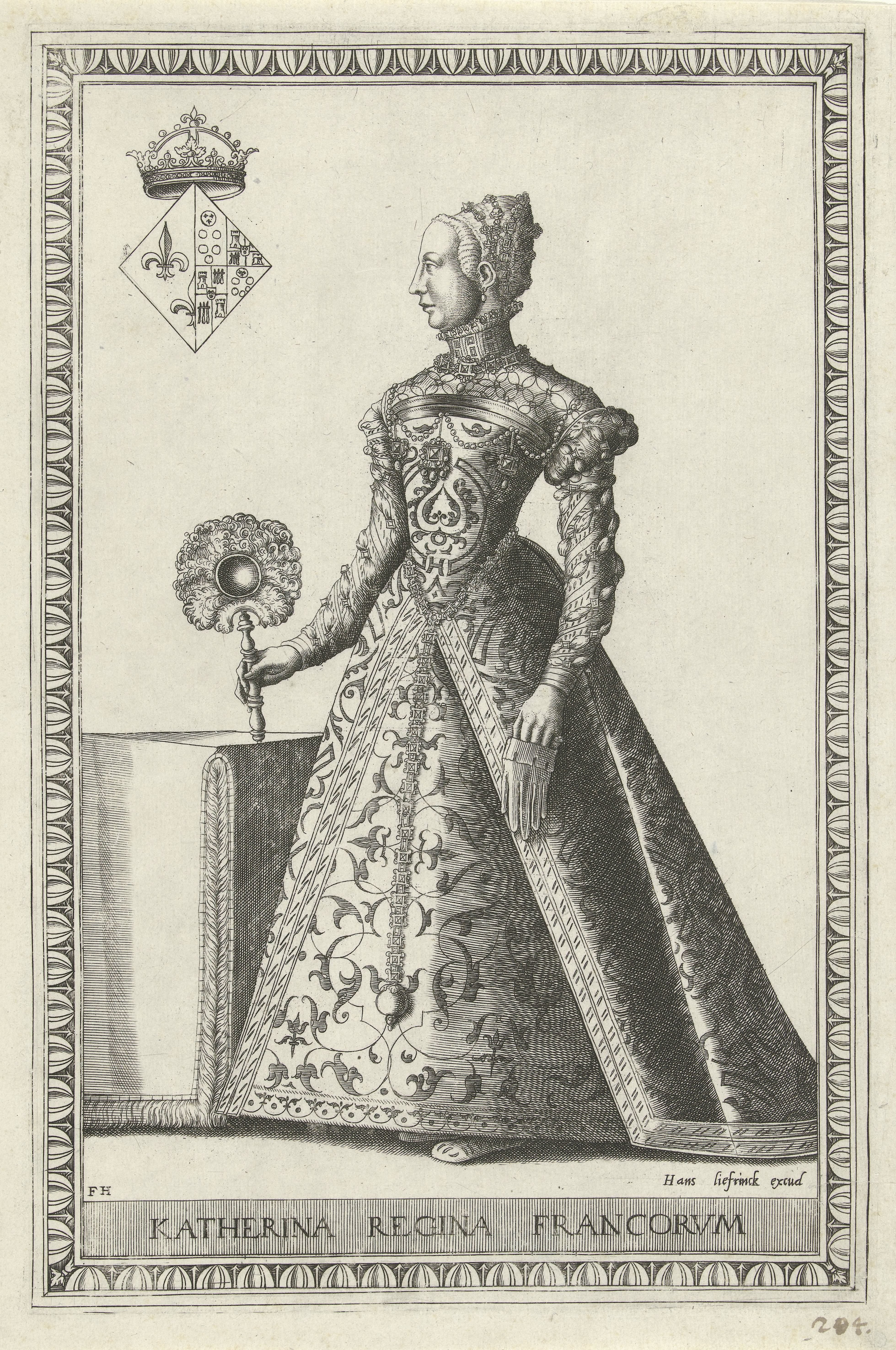 Portret van Catharina de' Medici